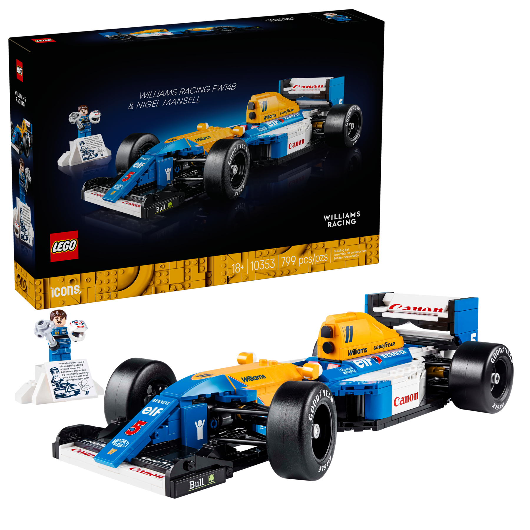 Williams Racing Fw14B & Nigel Mansell - Image 2