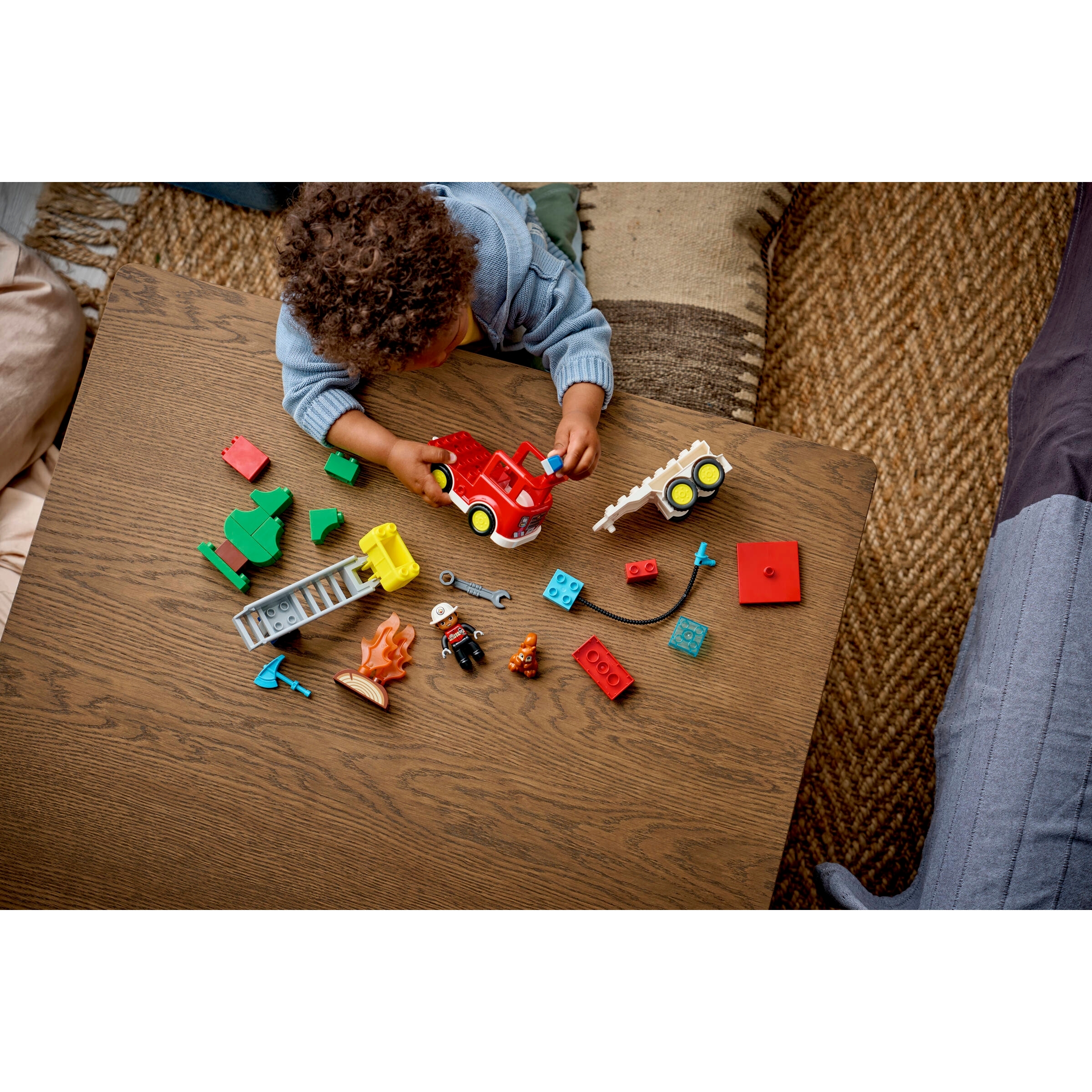 Fire Truck With Hose And Firefighter - Image 10