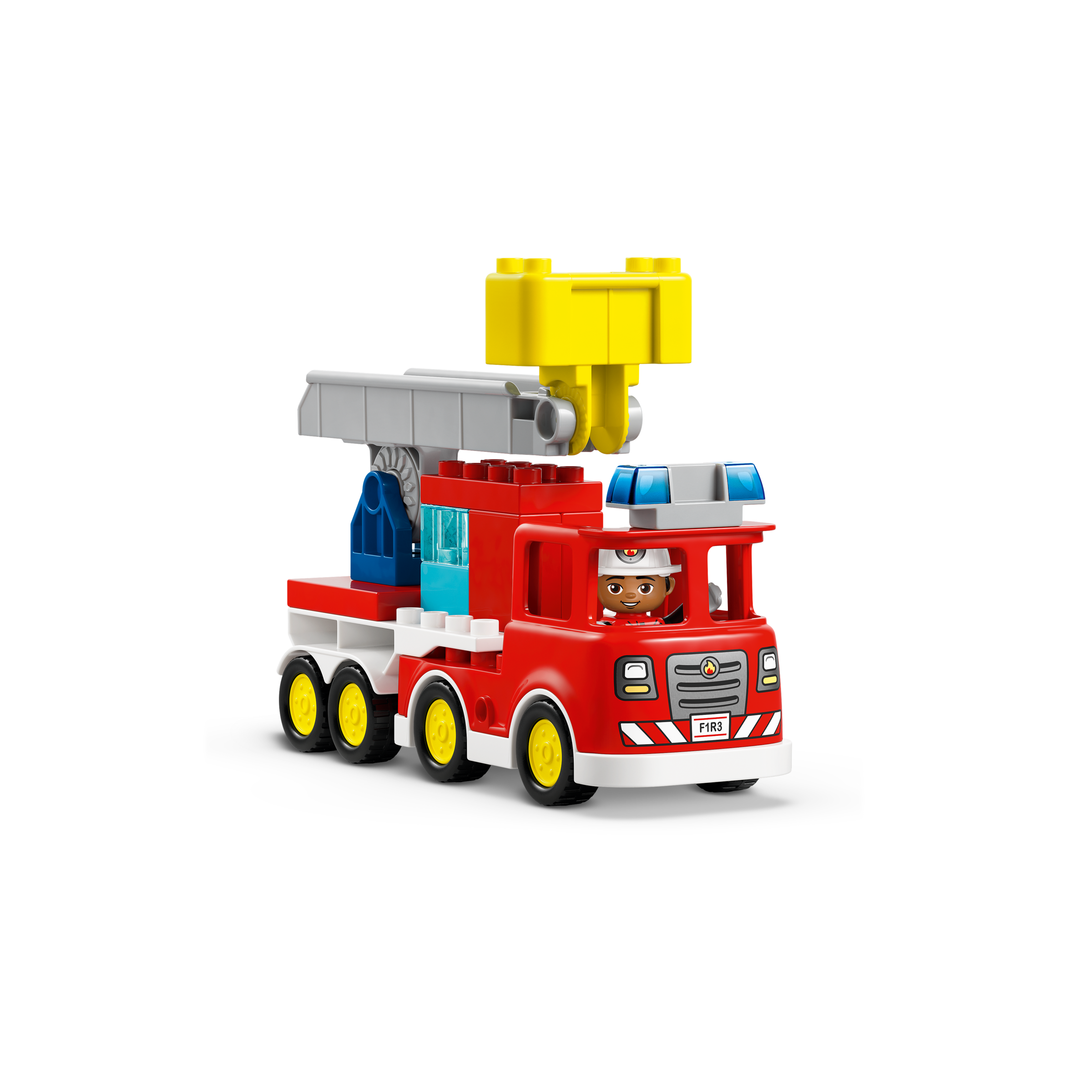 Fire Truck With Hose And Firefighter - Image 4