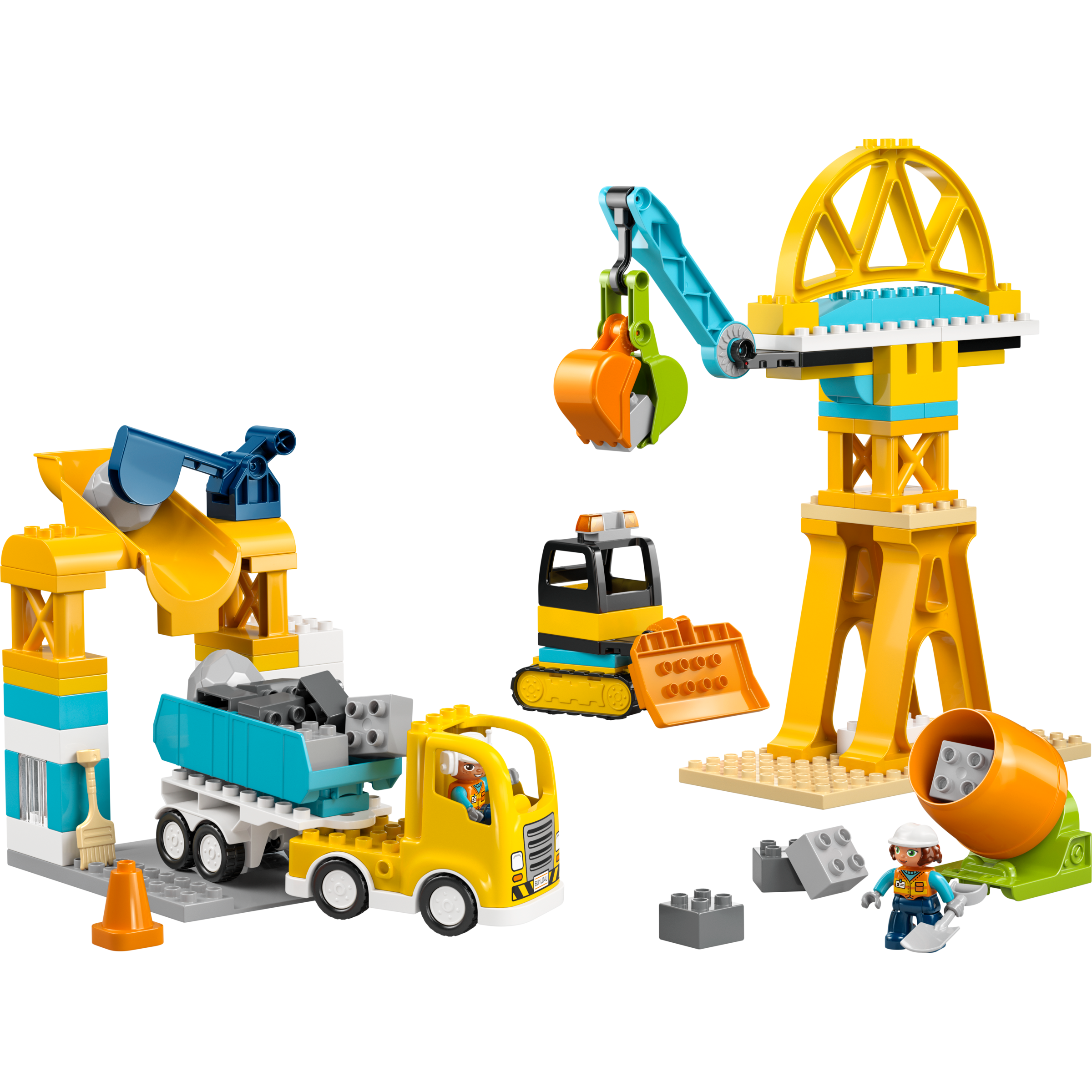 3 In 1 Construction Site And Vehicles