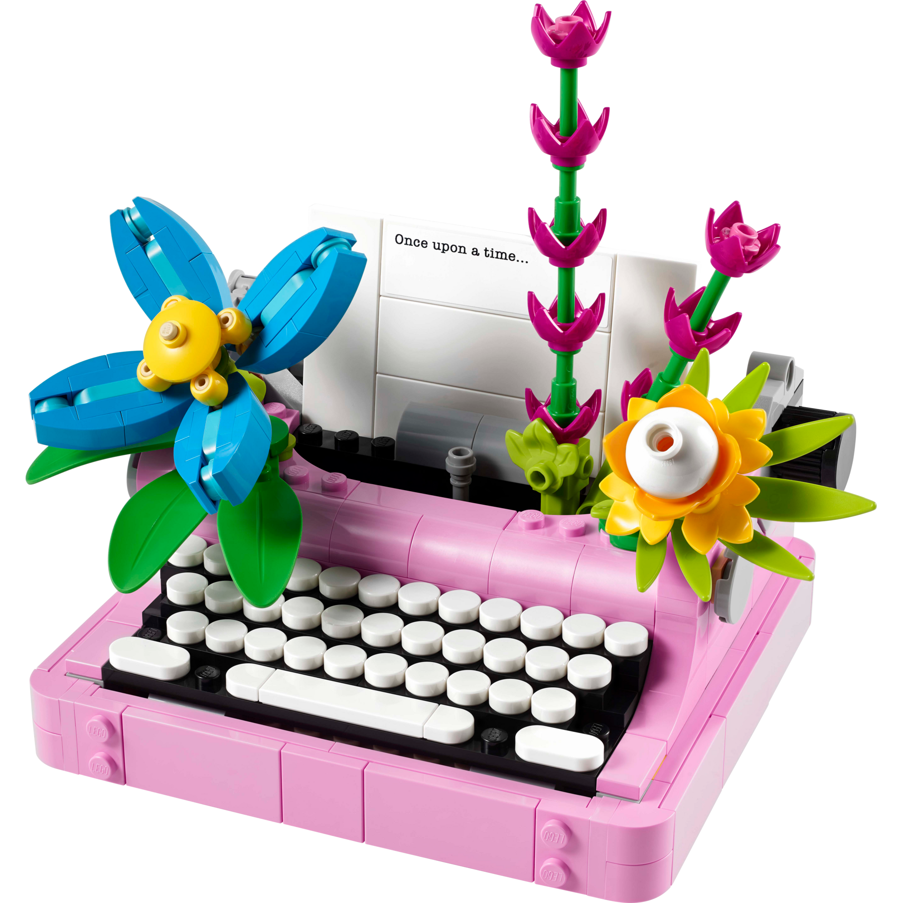Typewriter With Flowers