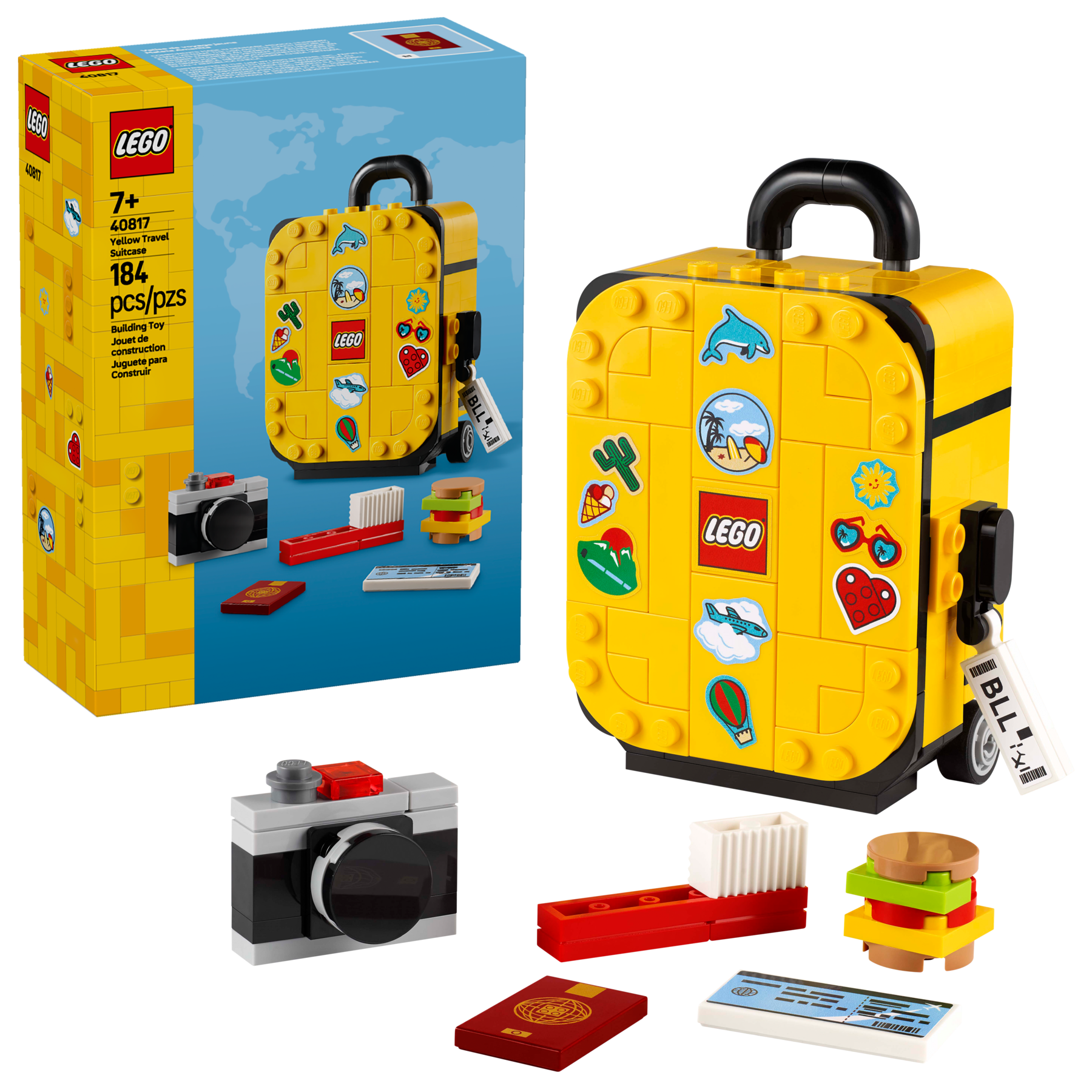 Yellow Travel Suitcase - Image 2