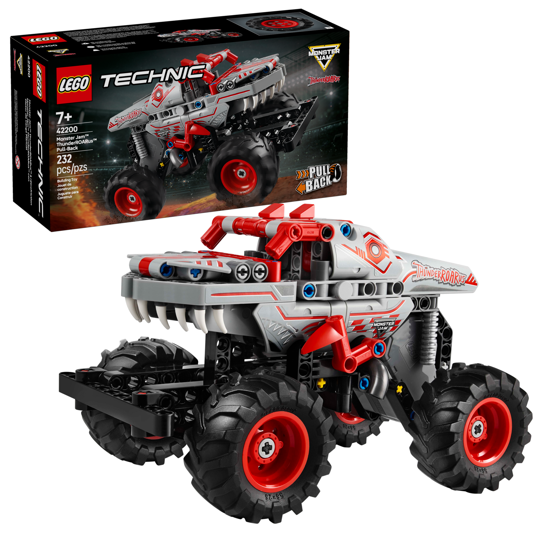Monster Jam Thunderroarus Pull-Back - Image 2