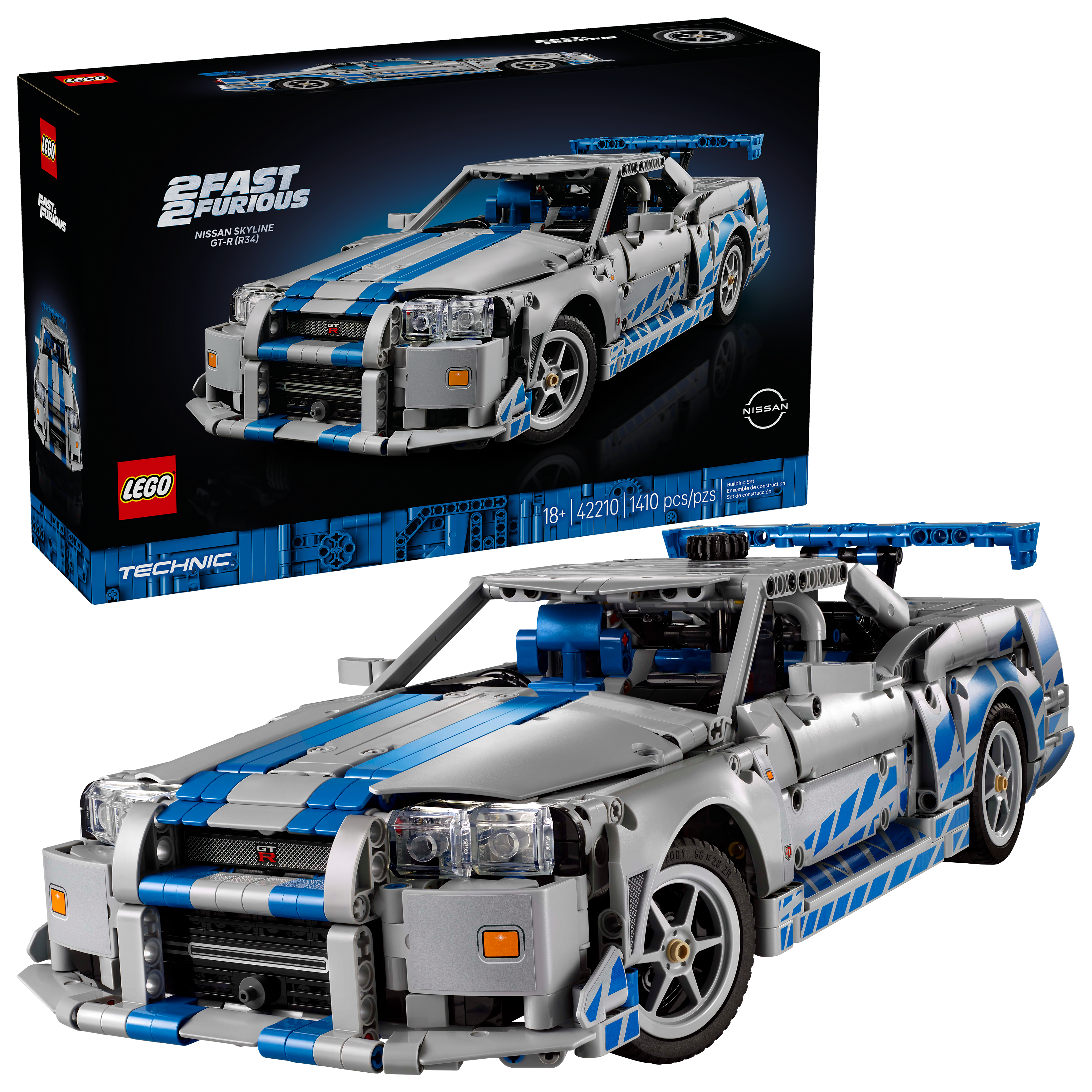 2 Fast 2 Furious Nissan Skyline Gt-R (R34) Car - Image 2