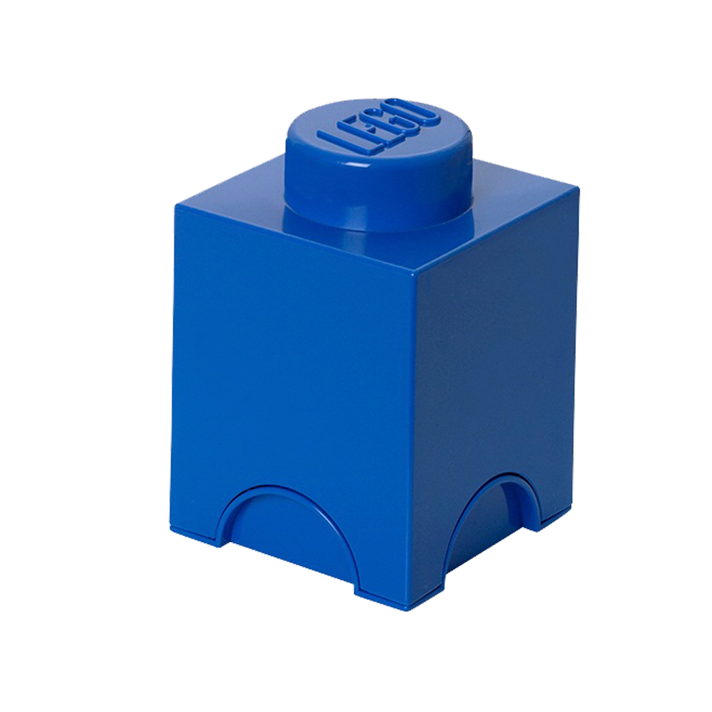 Lego 1-Stud Blue Storage Brick