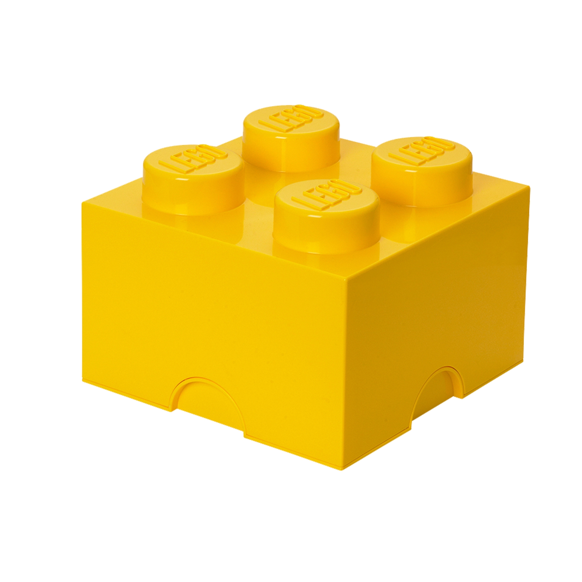 Lego 4-Stud Yellow Storage Brick