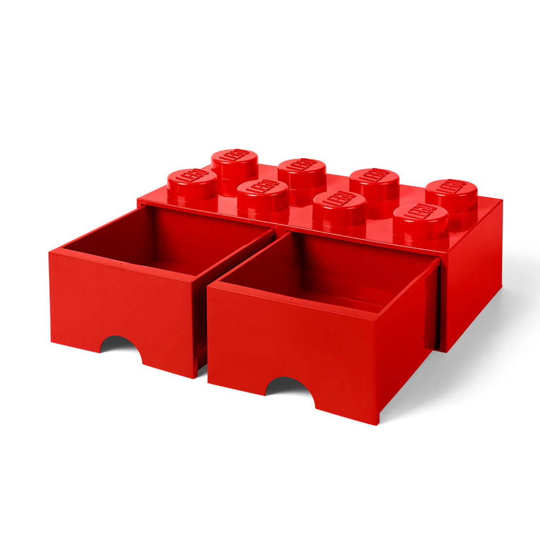 Lego 8-Stud Bright Red Storage Brick Drawer - Image 4