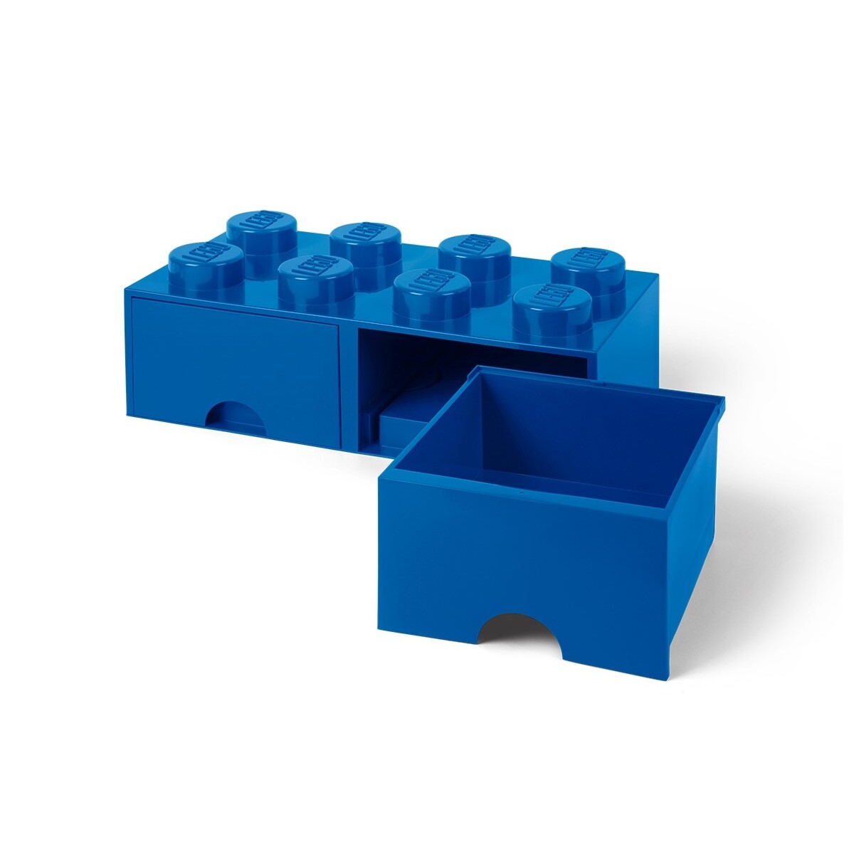 Lego 8-Stud Bright Blue Storage Brick Drawer - Image 2
