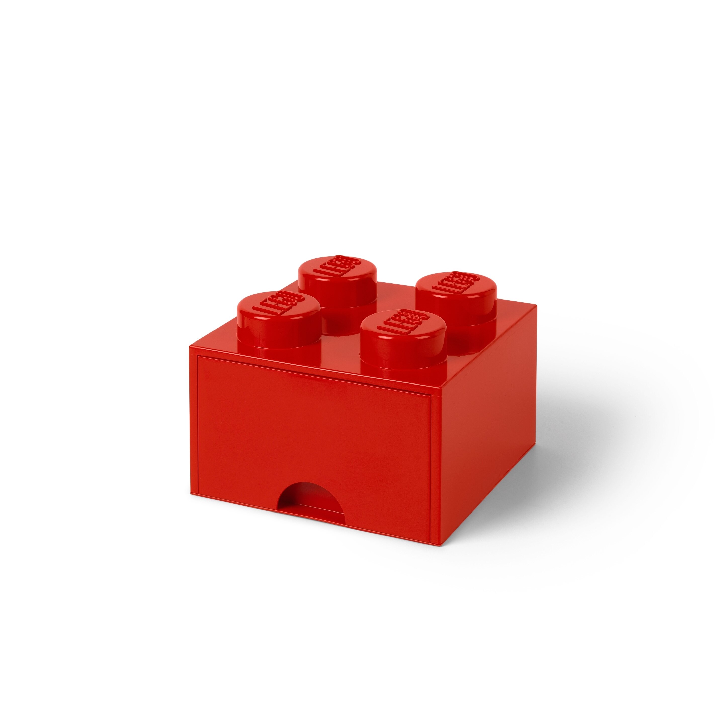 Lego 4-Stud Bright Red Storage Brick Drawer
