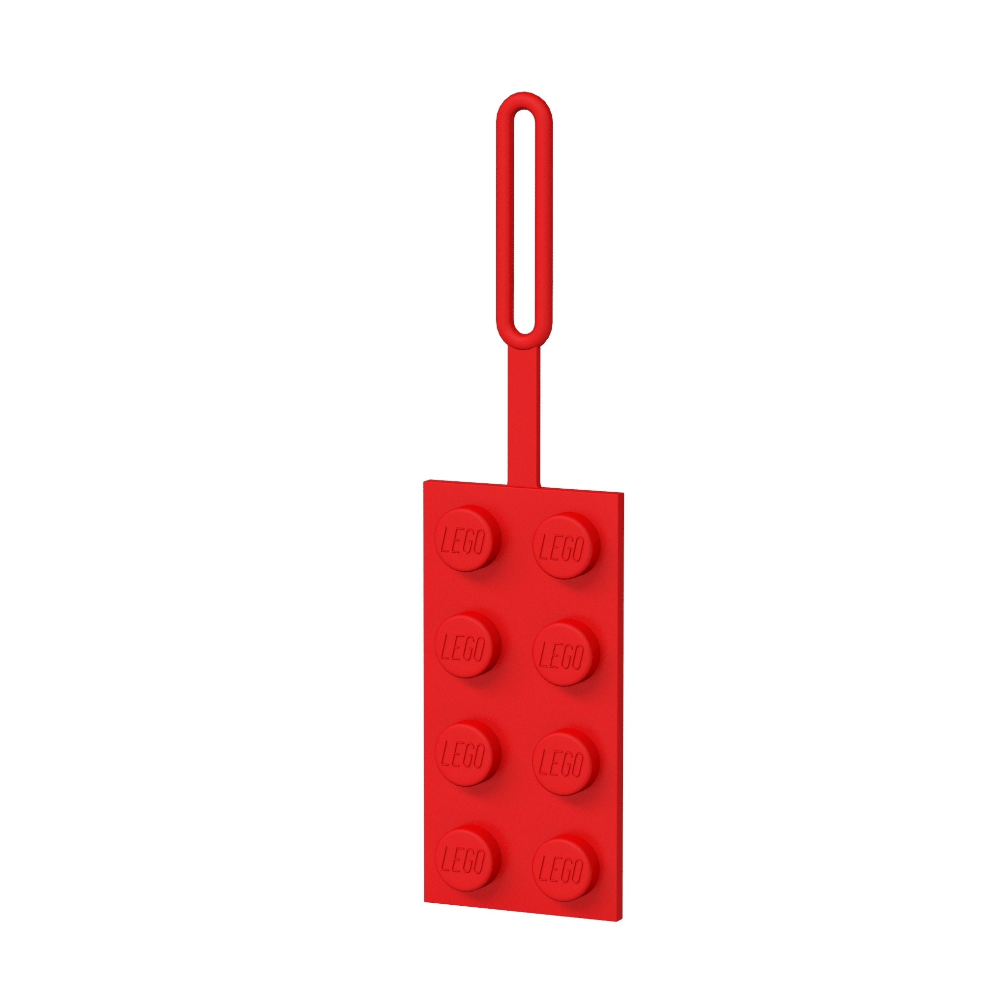 2X4 Red Luggage Tag - Image 2