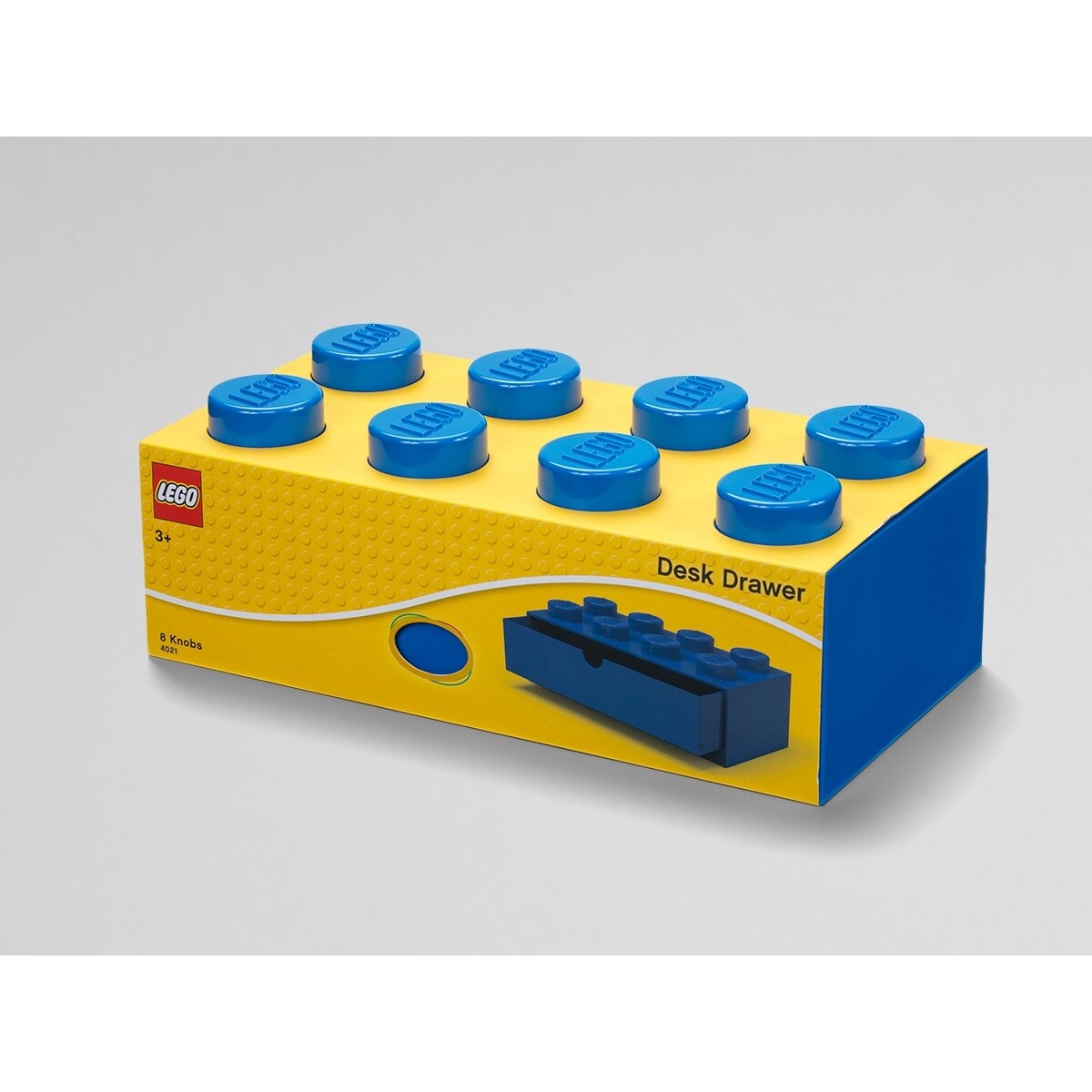 Lego 8-Stud Blue Desk Drawer - Image 3