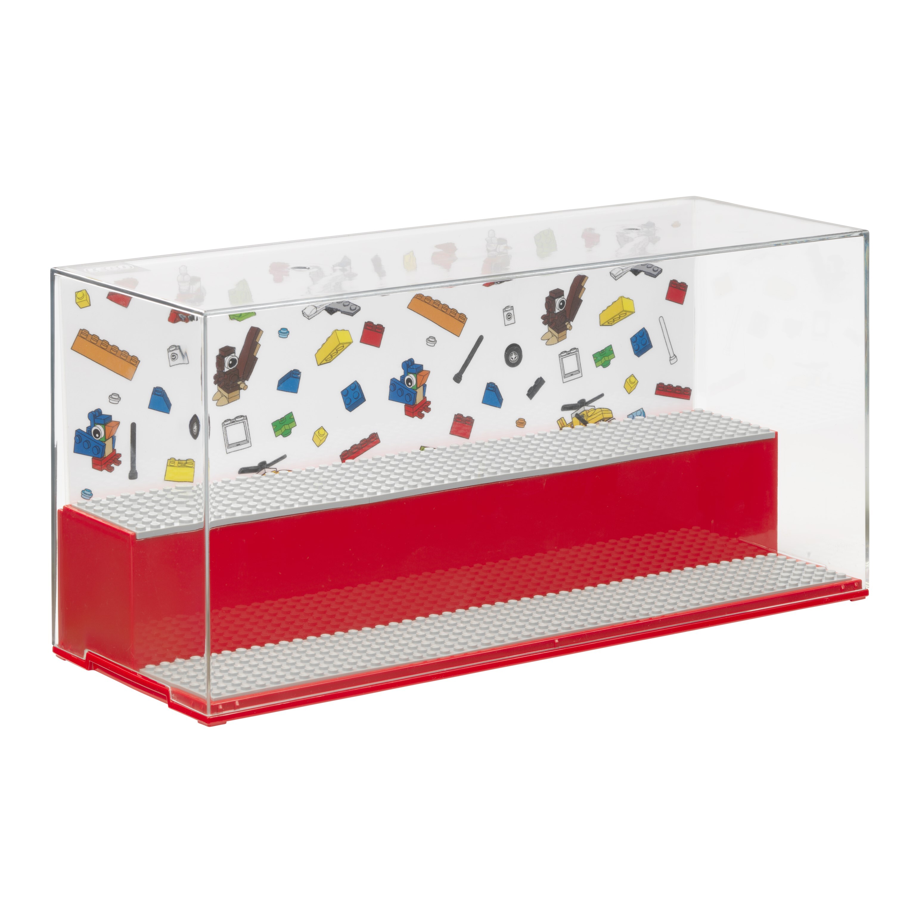 Lego Play And Display Case – Red