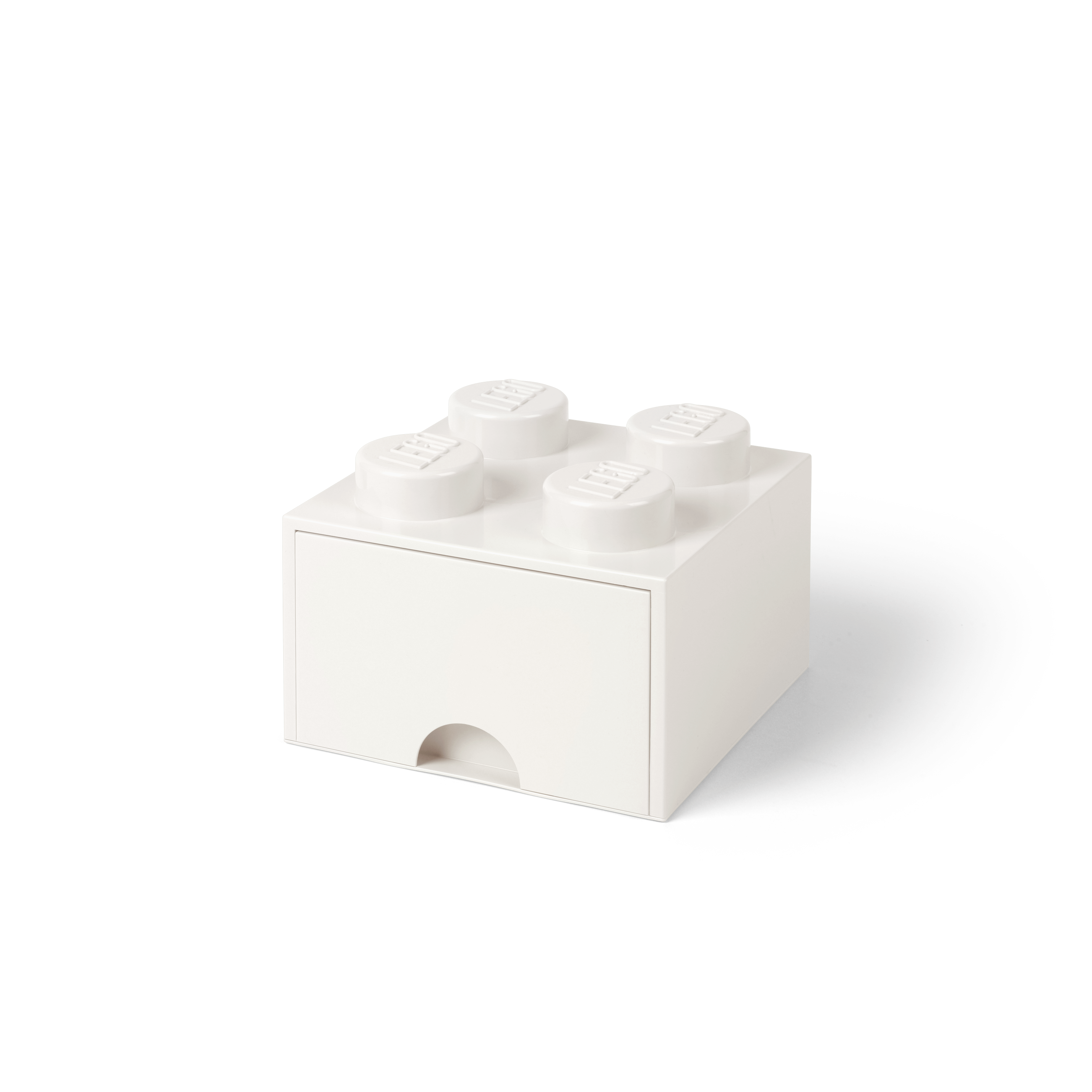 4-Stud Brick Drawer – White - Image 2