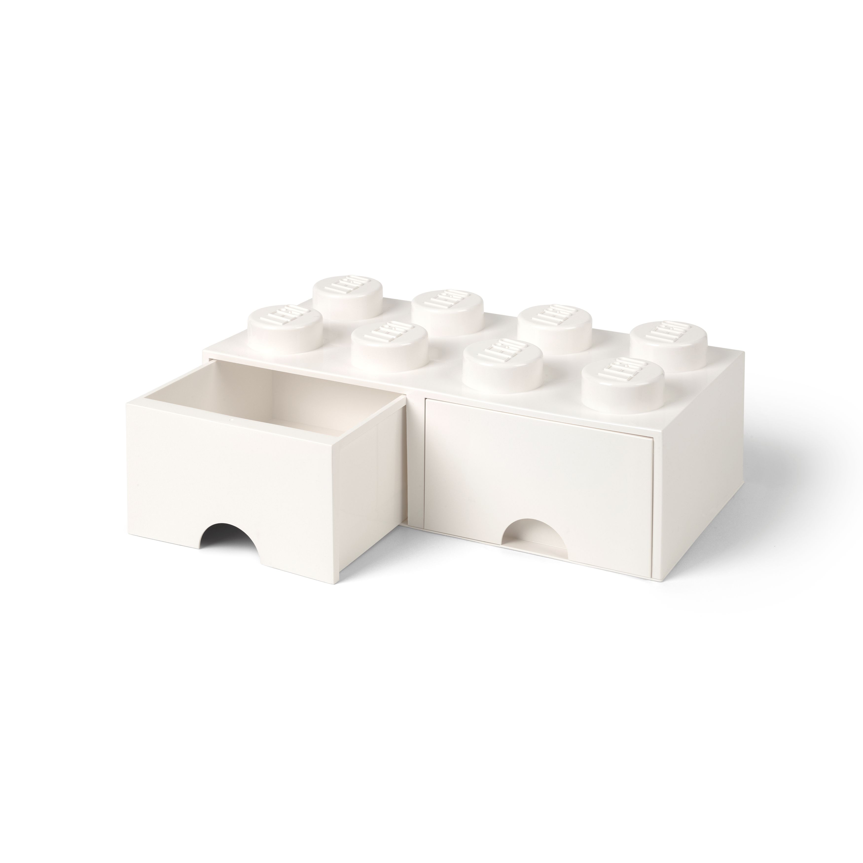 8-Stud Brick Drawer – White - Image 2
