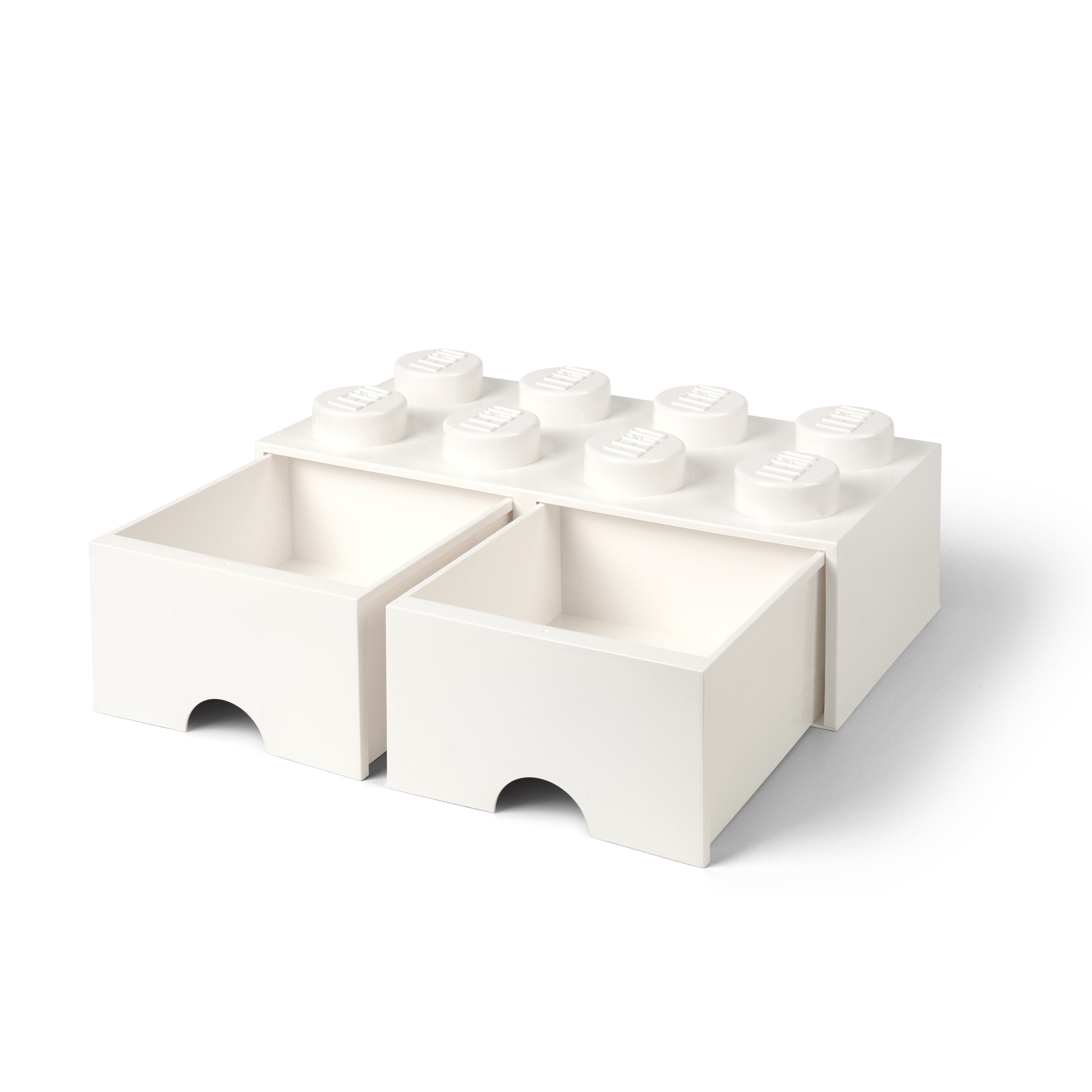 8-Stud Brick Drawer – White - Image 3