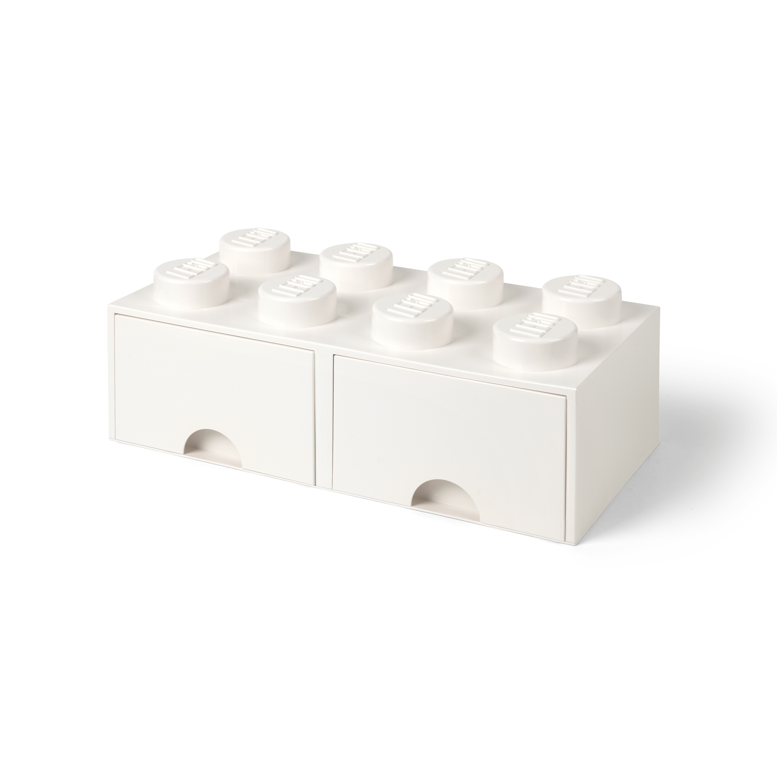 8-Stud Brick Drawer – White - Image 4