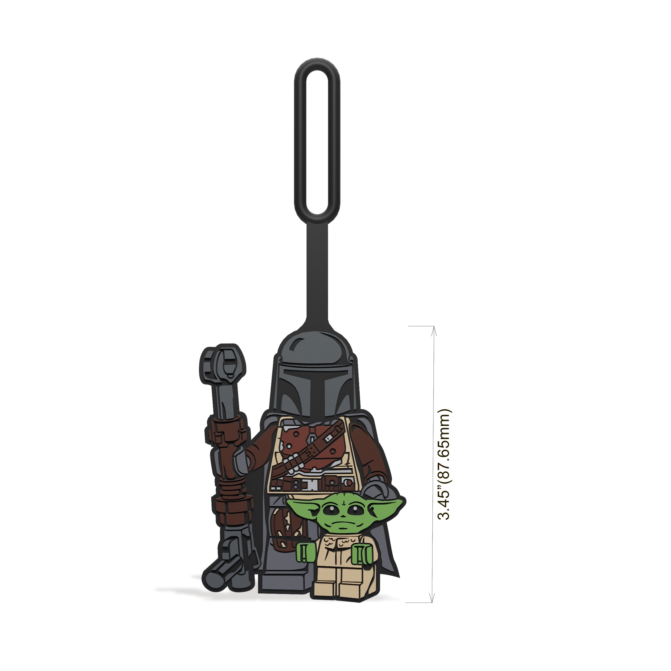The Mandalorian With Grogu Bag Tag - Image 4