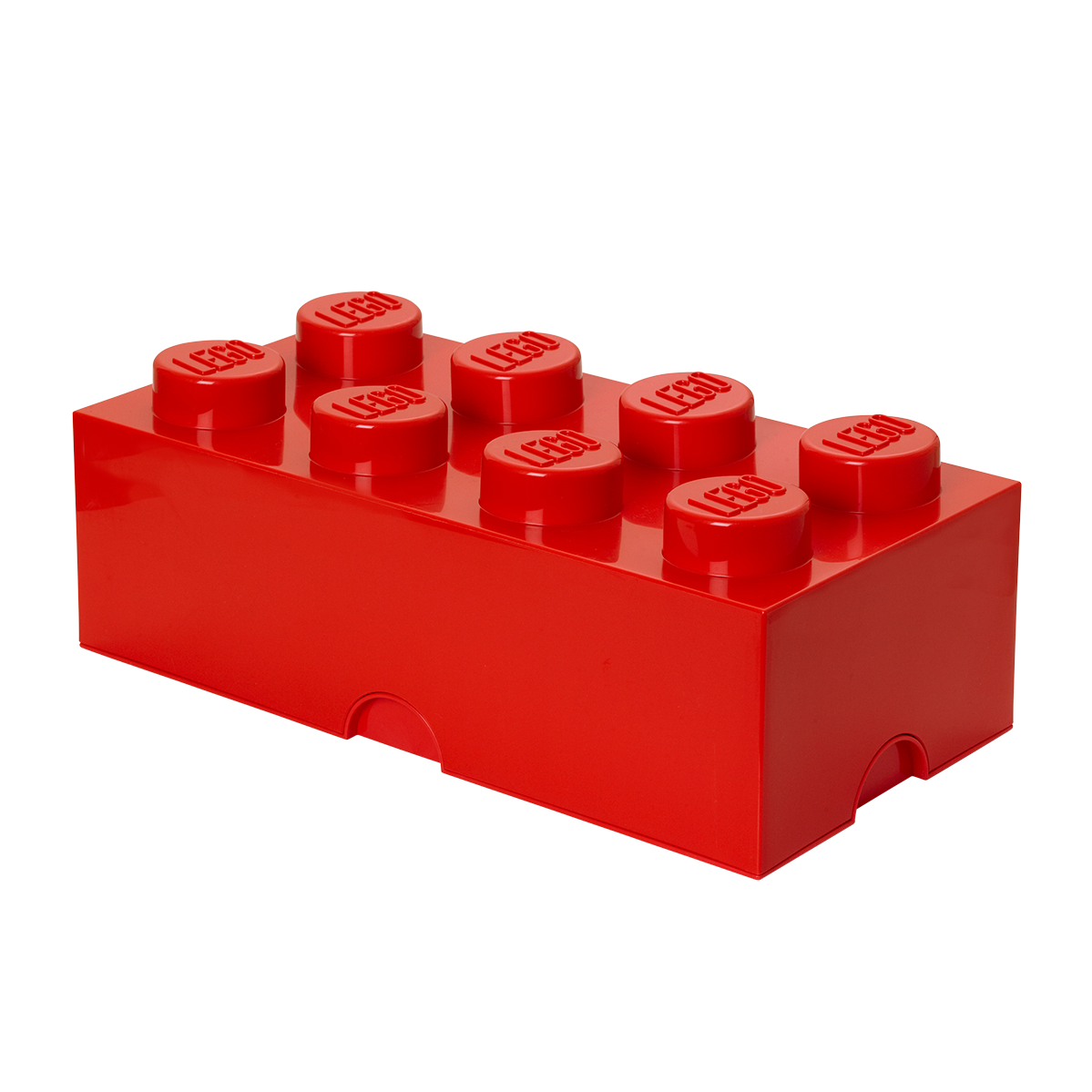 8-Stud Storage Brick – Red