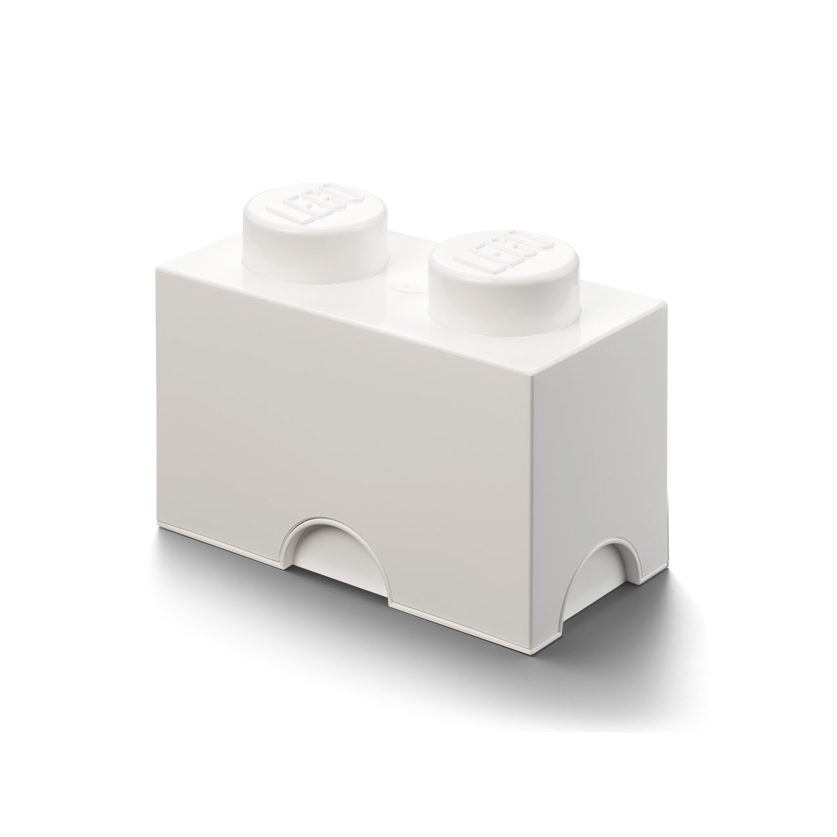 2-Stud Storage Brick – White