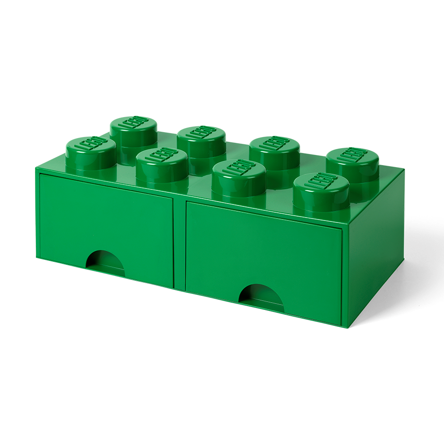 8-Stud Brick Drawer – Green - Image 5