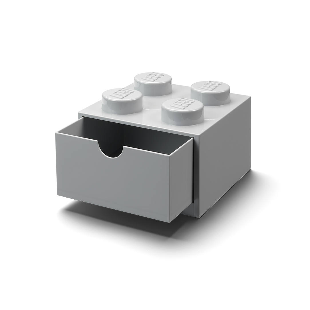 4-Stud Desk Drawer – Gray