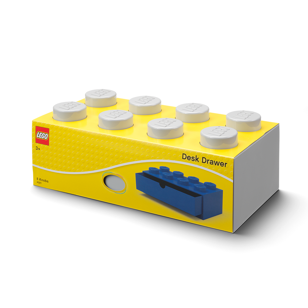 8-Stud Desk Drawer – Gray - Image 2