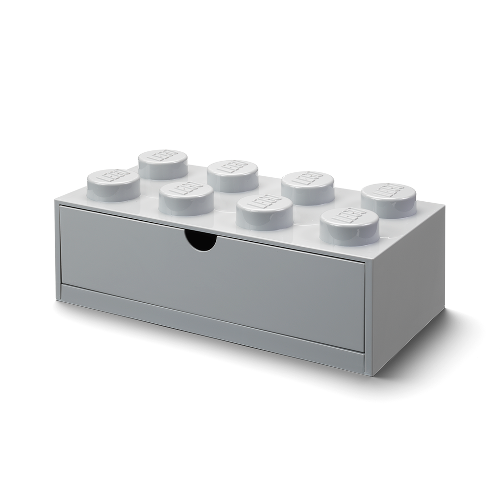 8-Stud Desk Drawer – Gray - Image 3