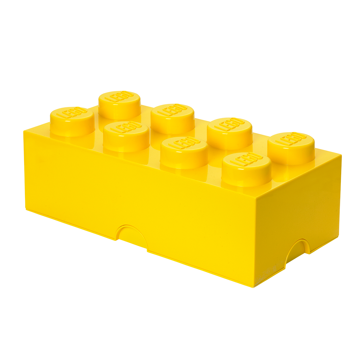 8-Stud Storage Brick – Yellow