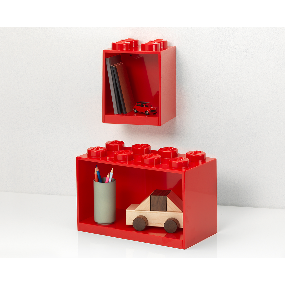 Brick Shelf Set – Red - Image 2