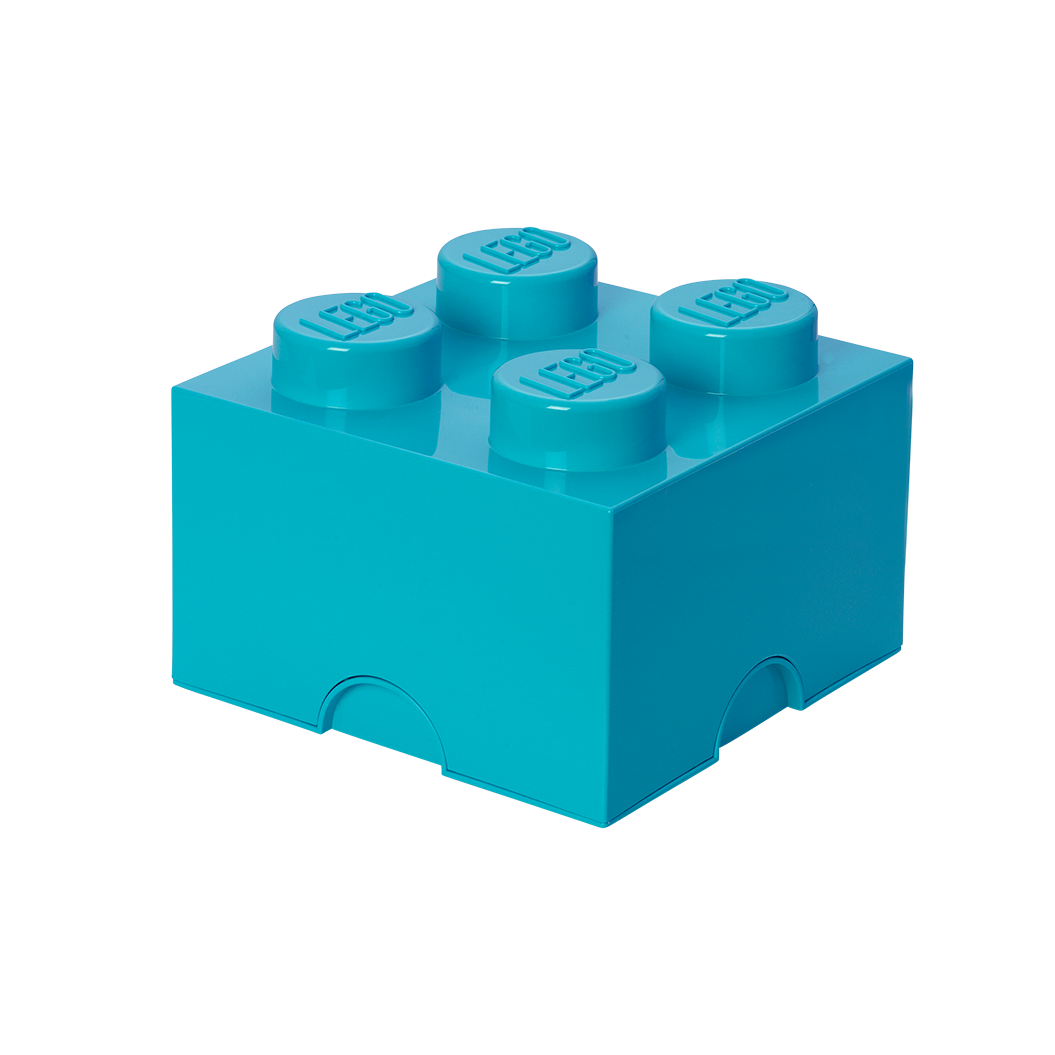 4-Stud Storage Brick – Azure Blue