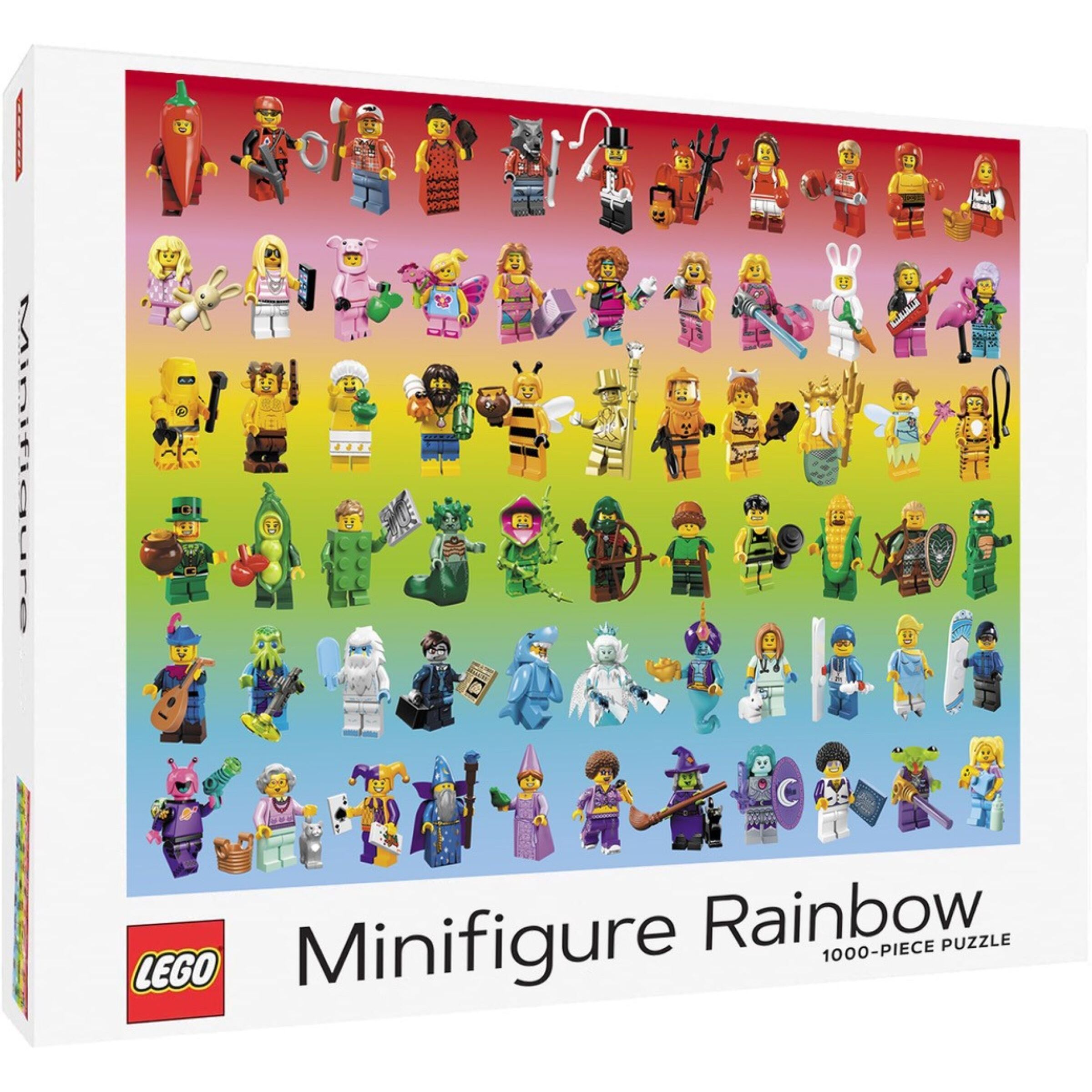 Minifigure Rainbow 1,000-Piece Puzzle - Image 2