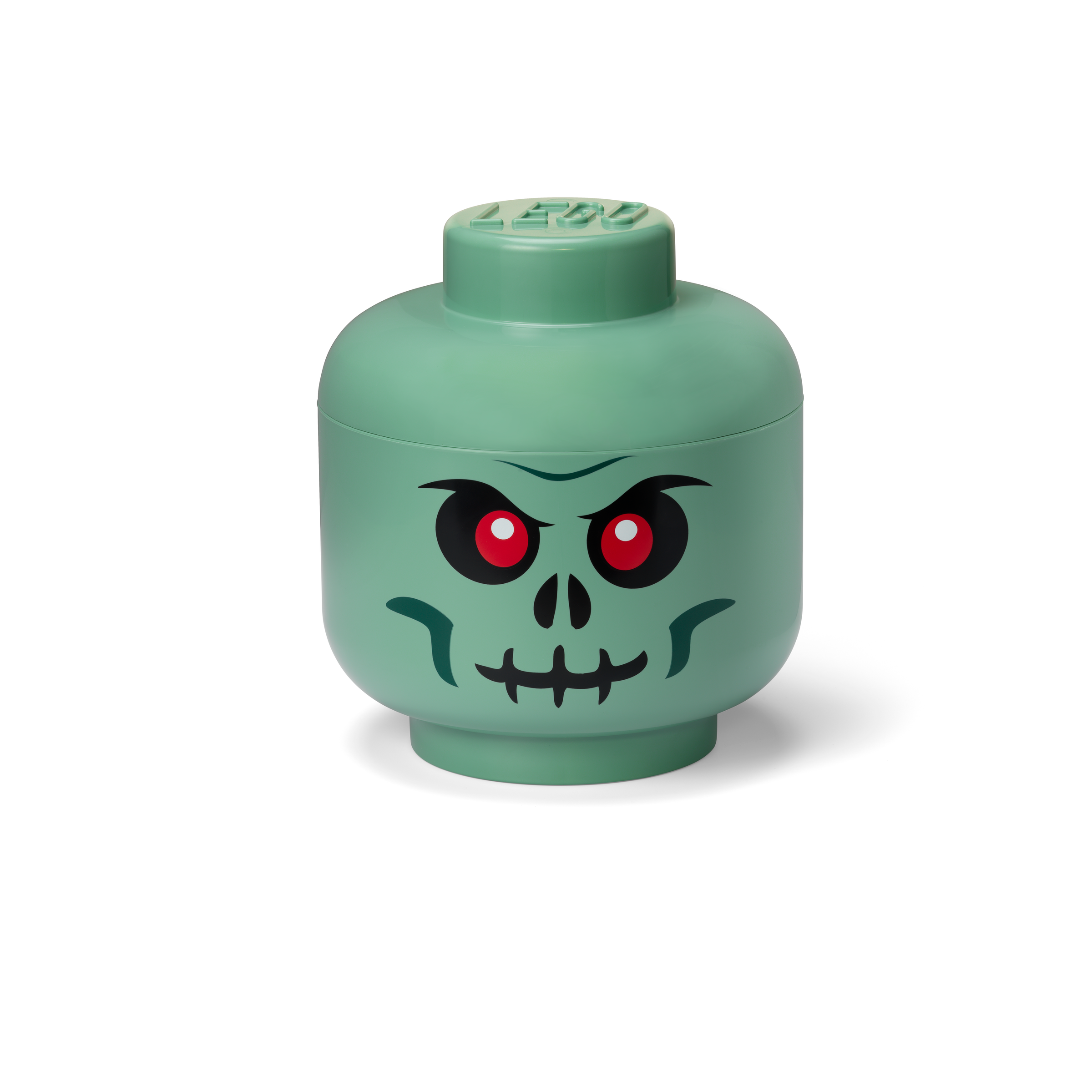 Large Skeleton Storage Head – Green