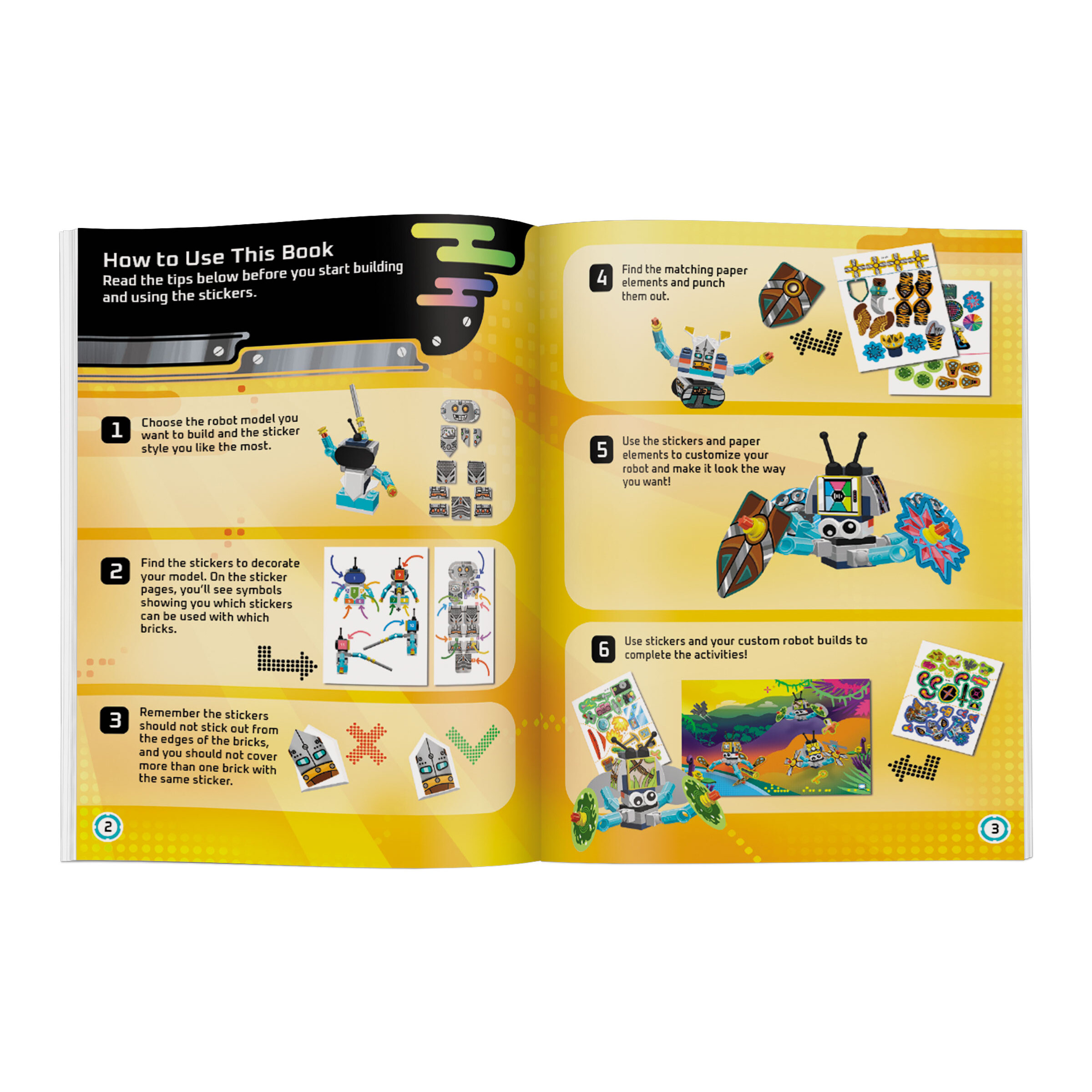 Build And Stick: Robots Book - Image 3