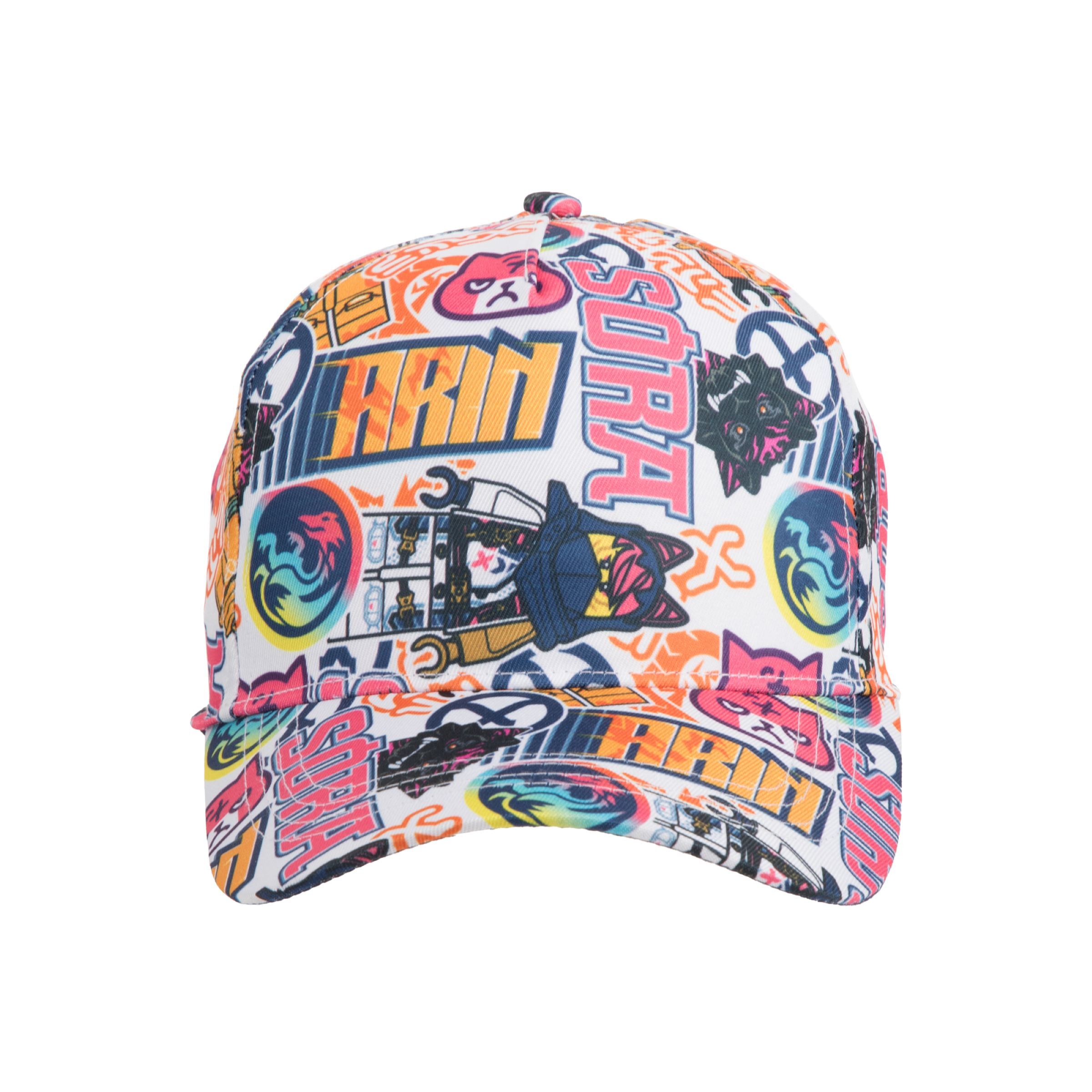 Twill Baseball Cap With Aop Print - Image 2