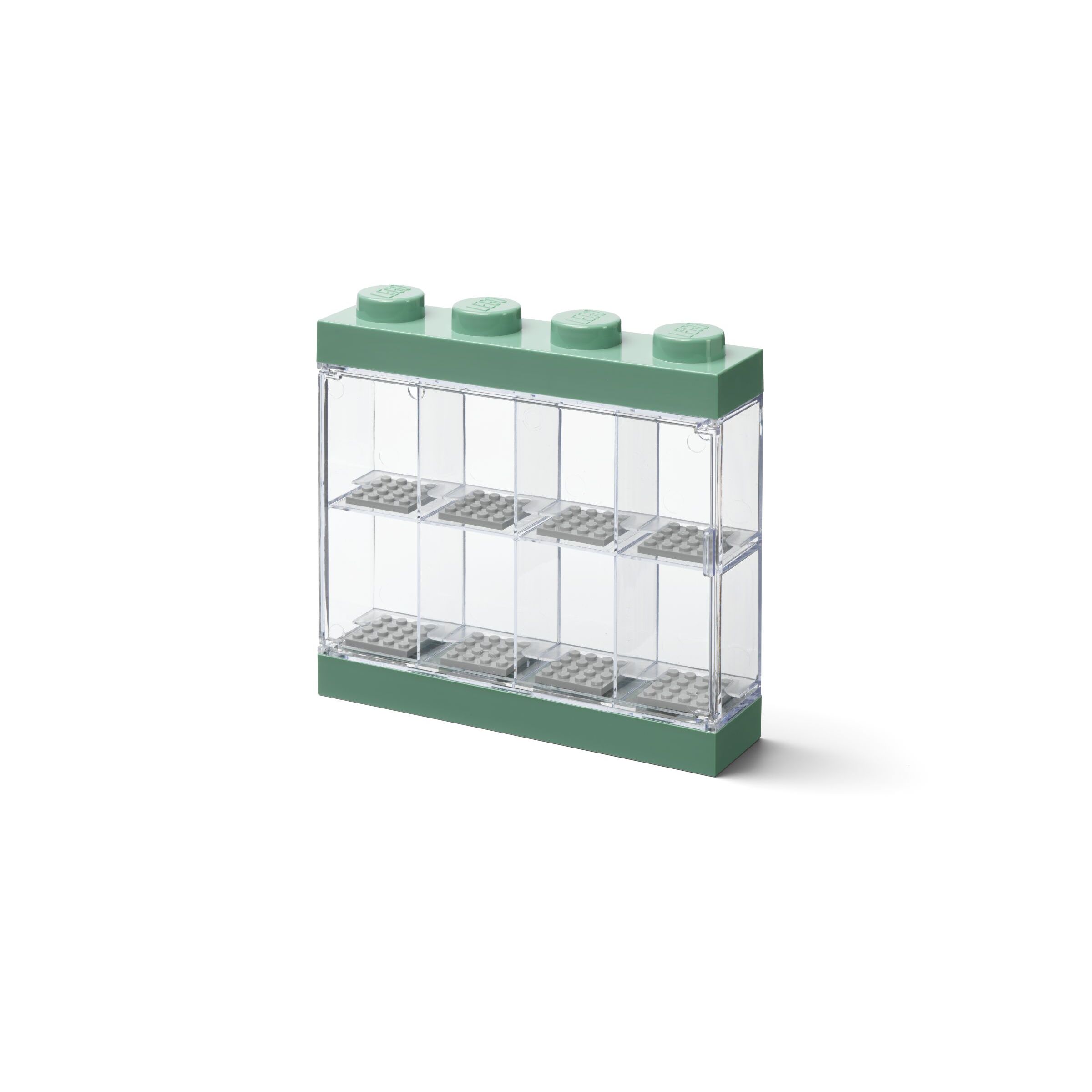 Minifigure Display Case 8 – Sand Green
