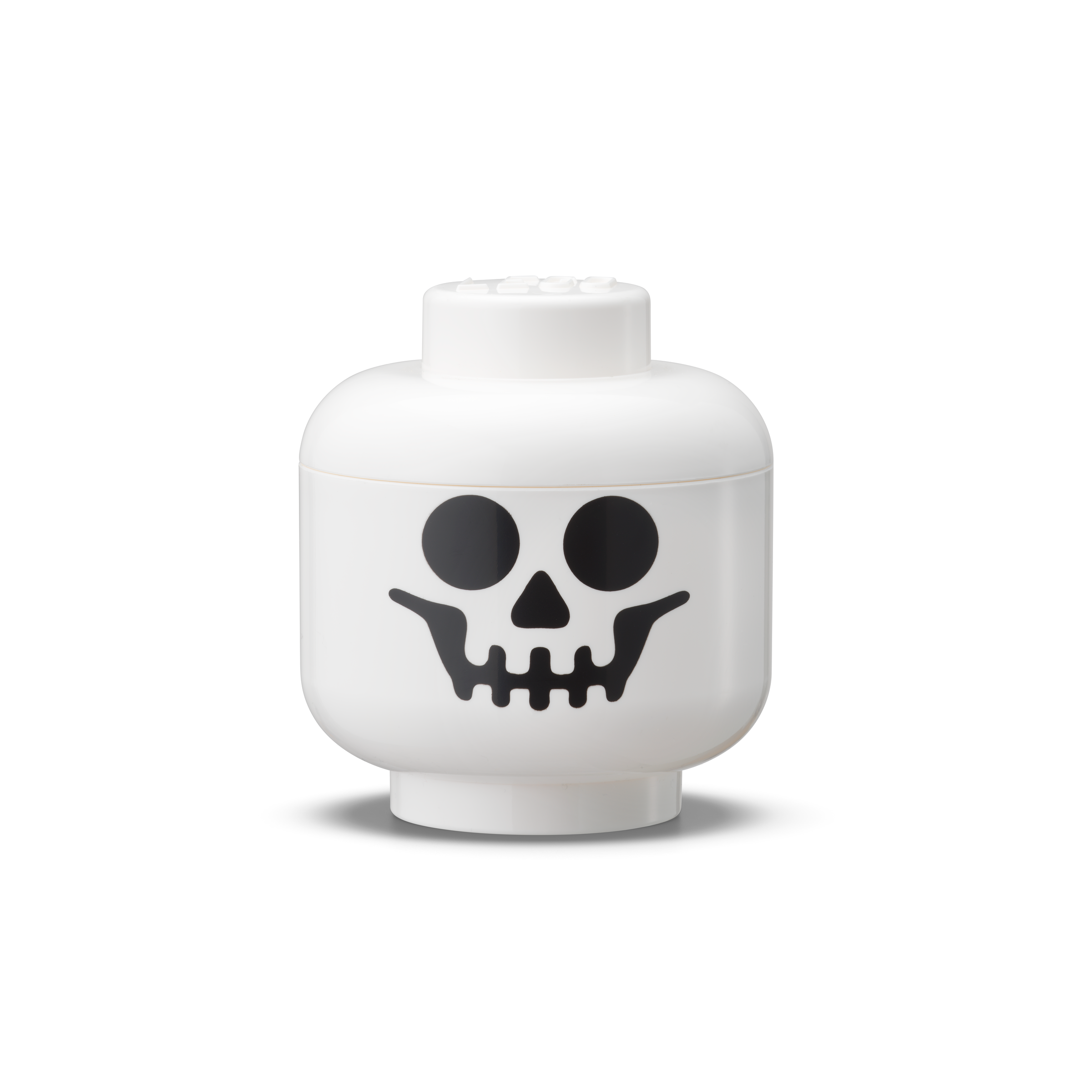 Mini Skeleton Storage Head – White