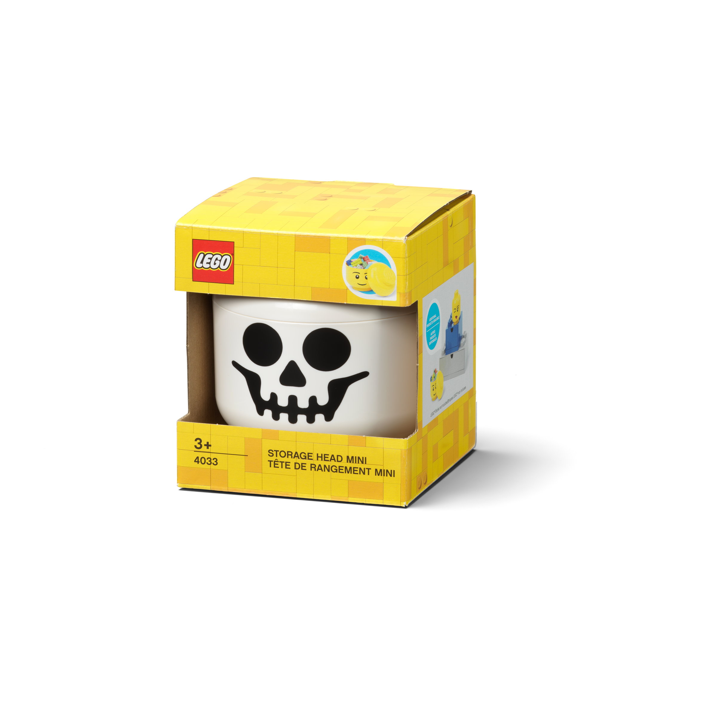 Mini Skeleton Storage Head – White - Image 2