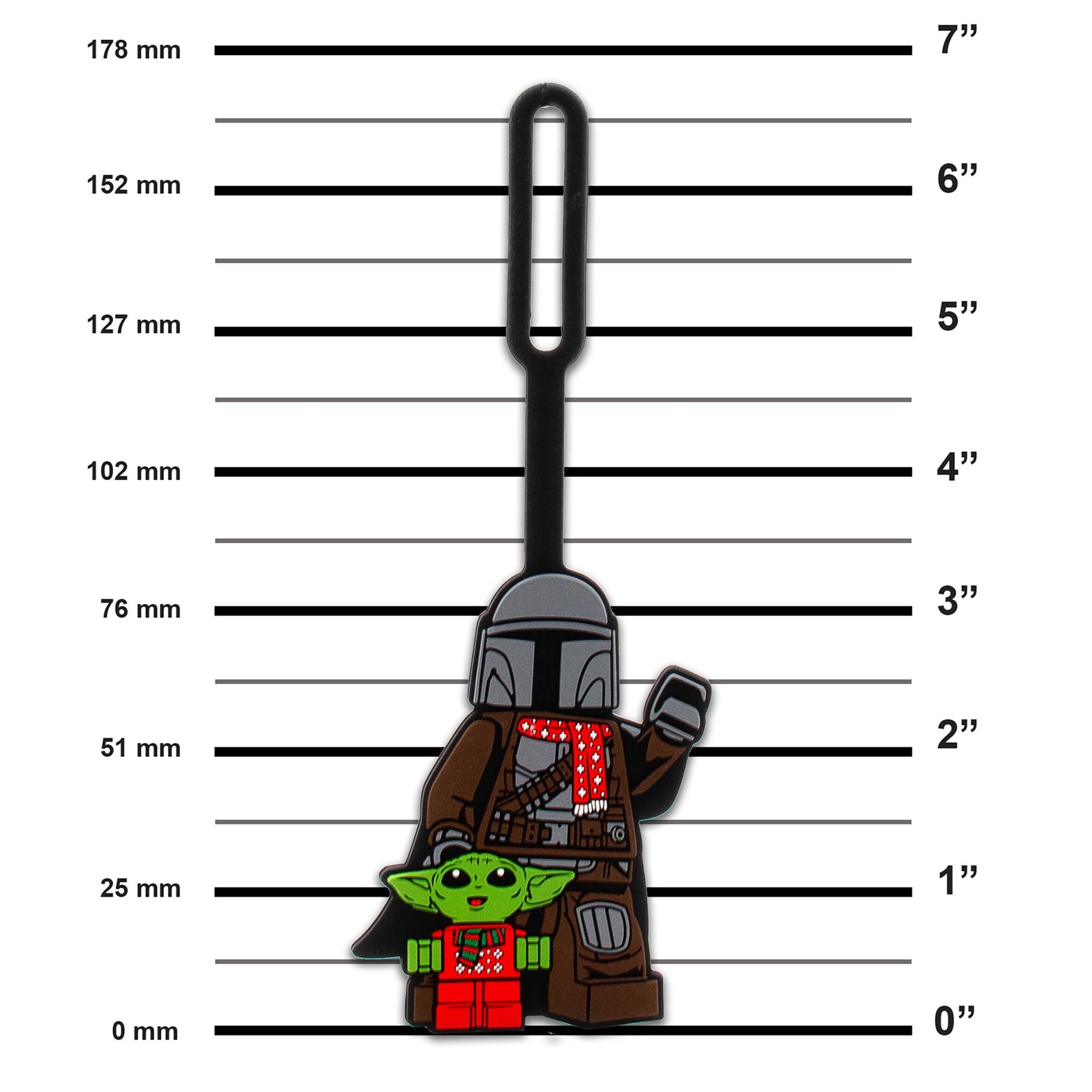The Mandalorian With Grogu Holiday Bag Tag - Image 4