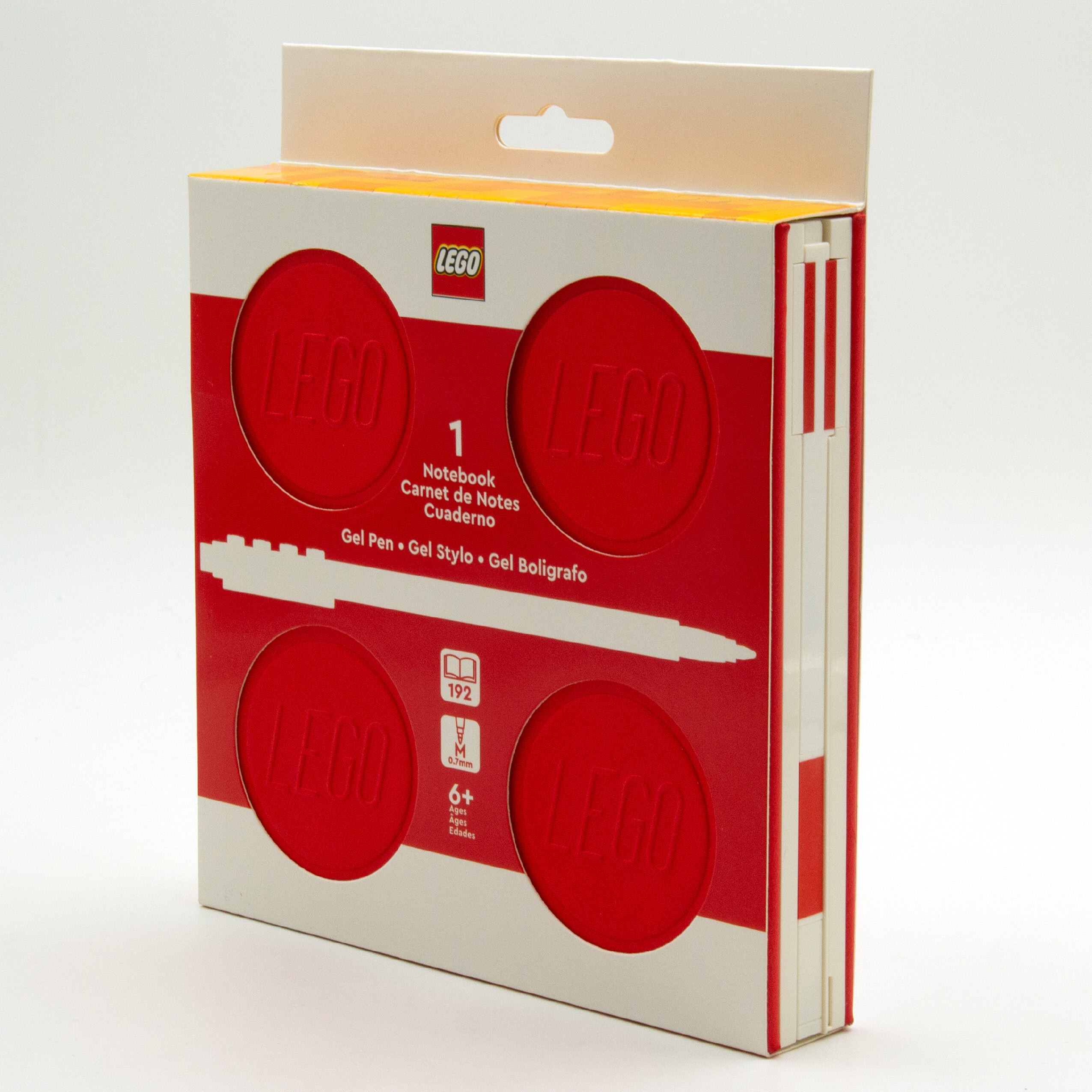 Locking Notebook With Gel Pen – Red - Image 2