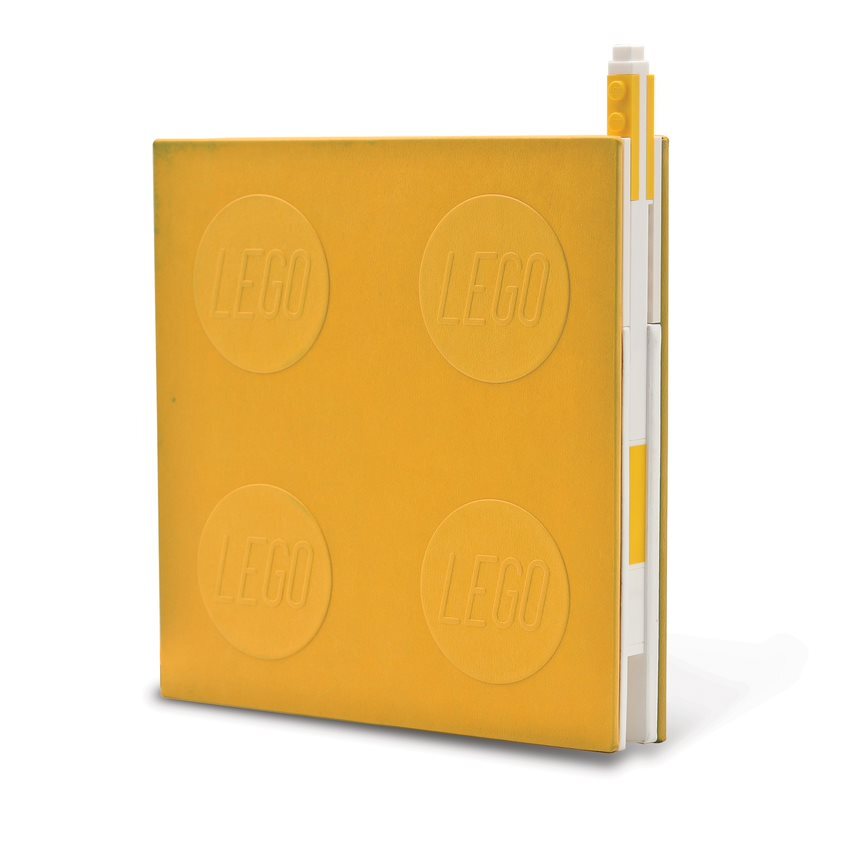 Locking Notebook With Gel Pen – Yellow - Image 3