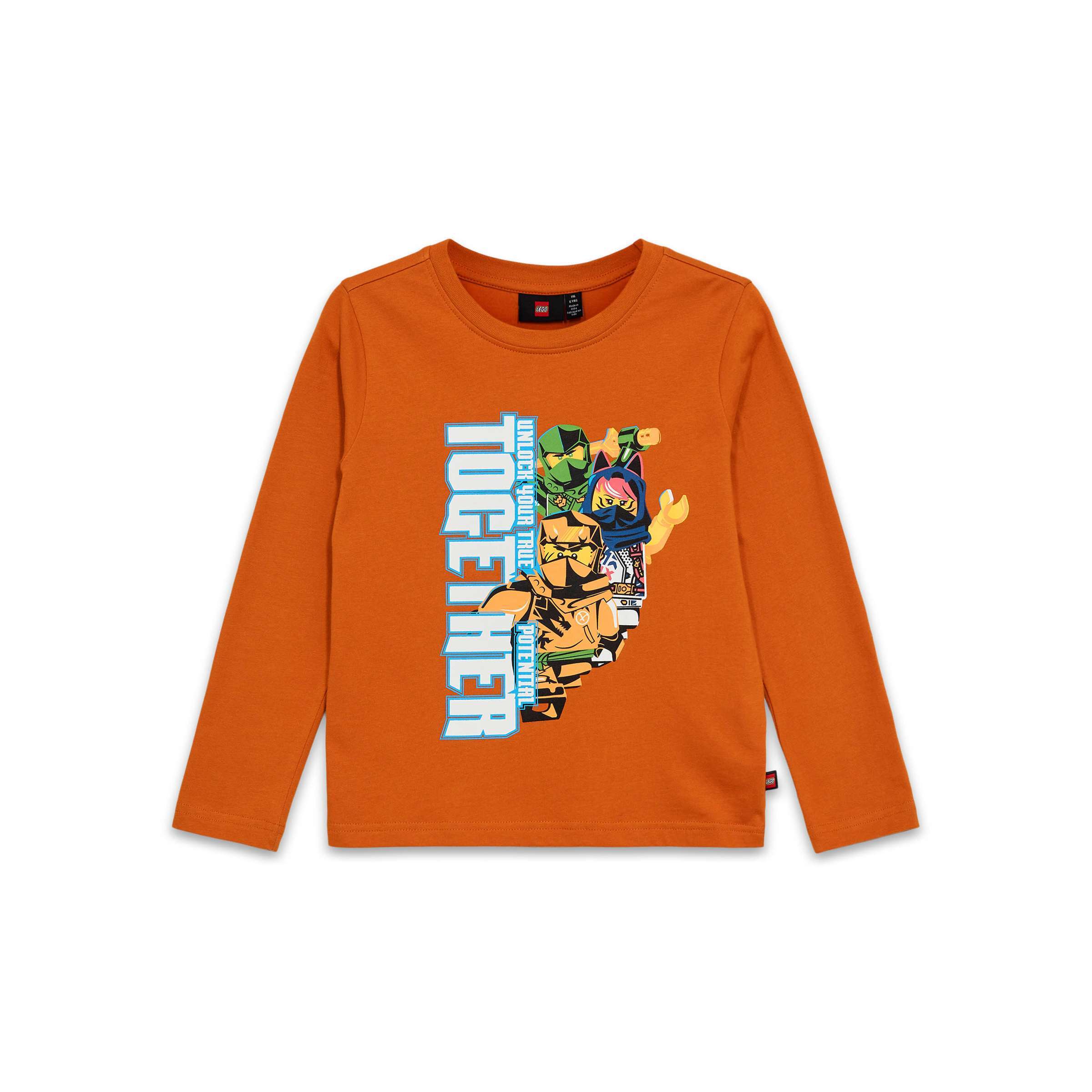 Kids Long-Sleeve T-Shirt – Dark Orange