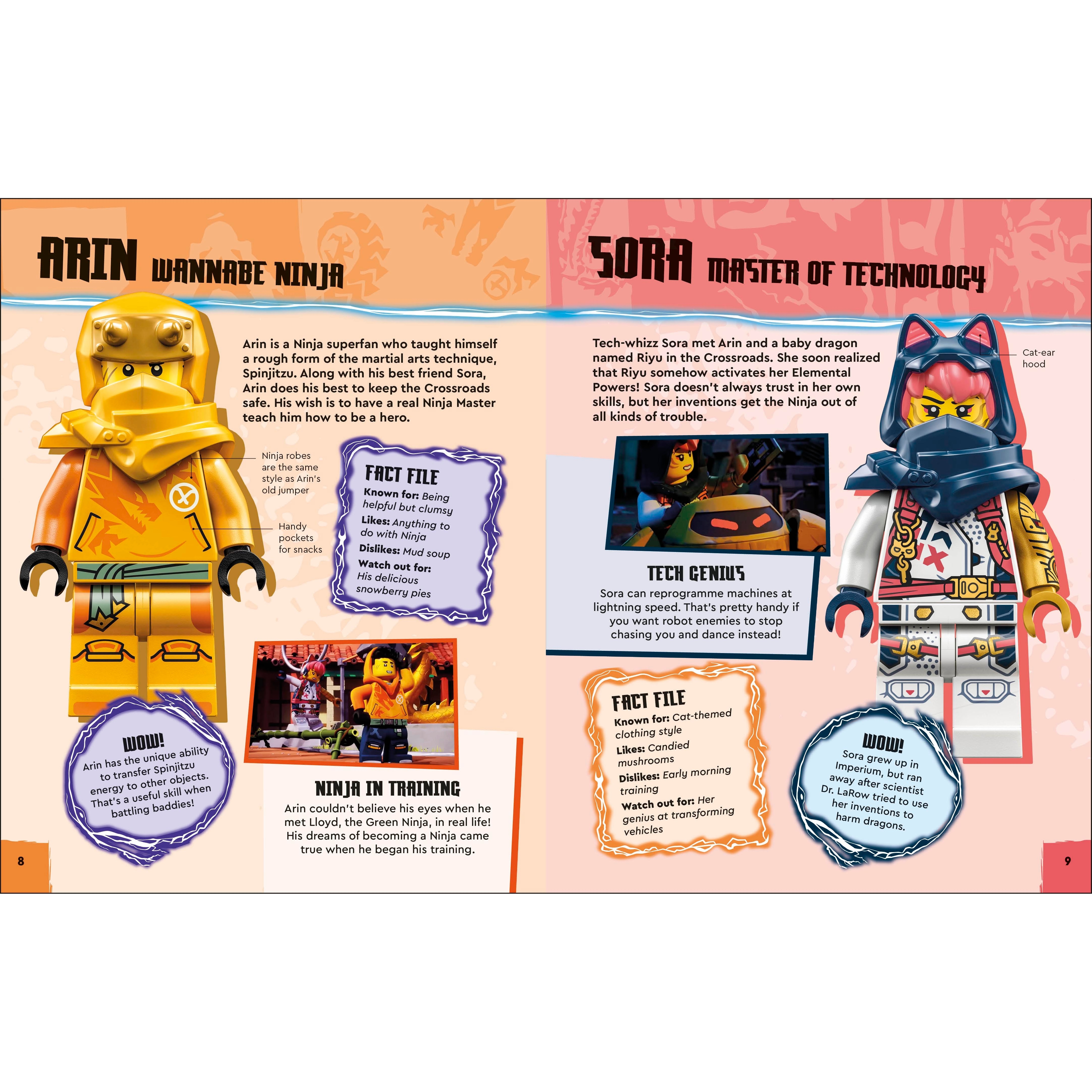 Lego Ninjago Dragons Rising Character Guide Book - Image 2