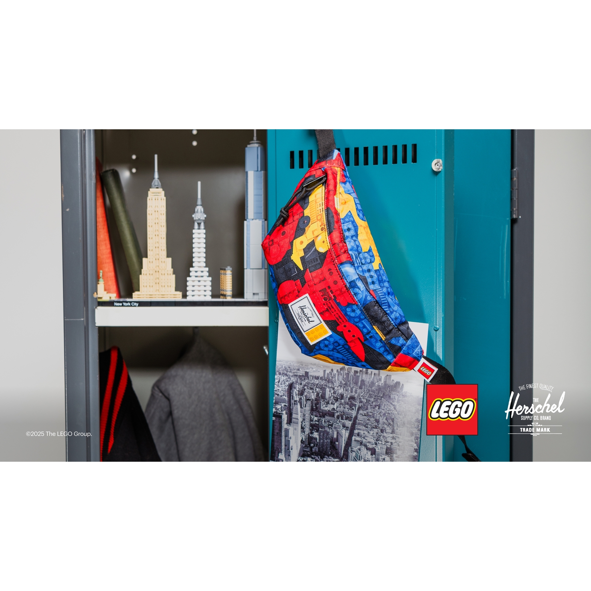 Herschel Classic Hip Pack – Abstract Bricks - Image 4