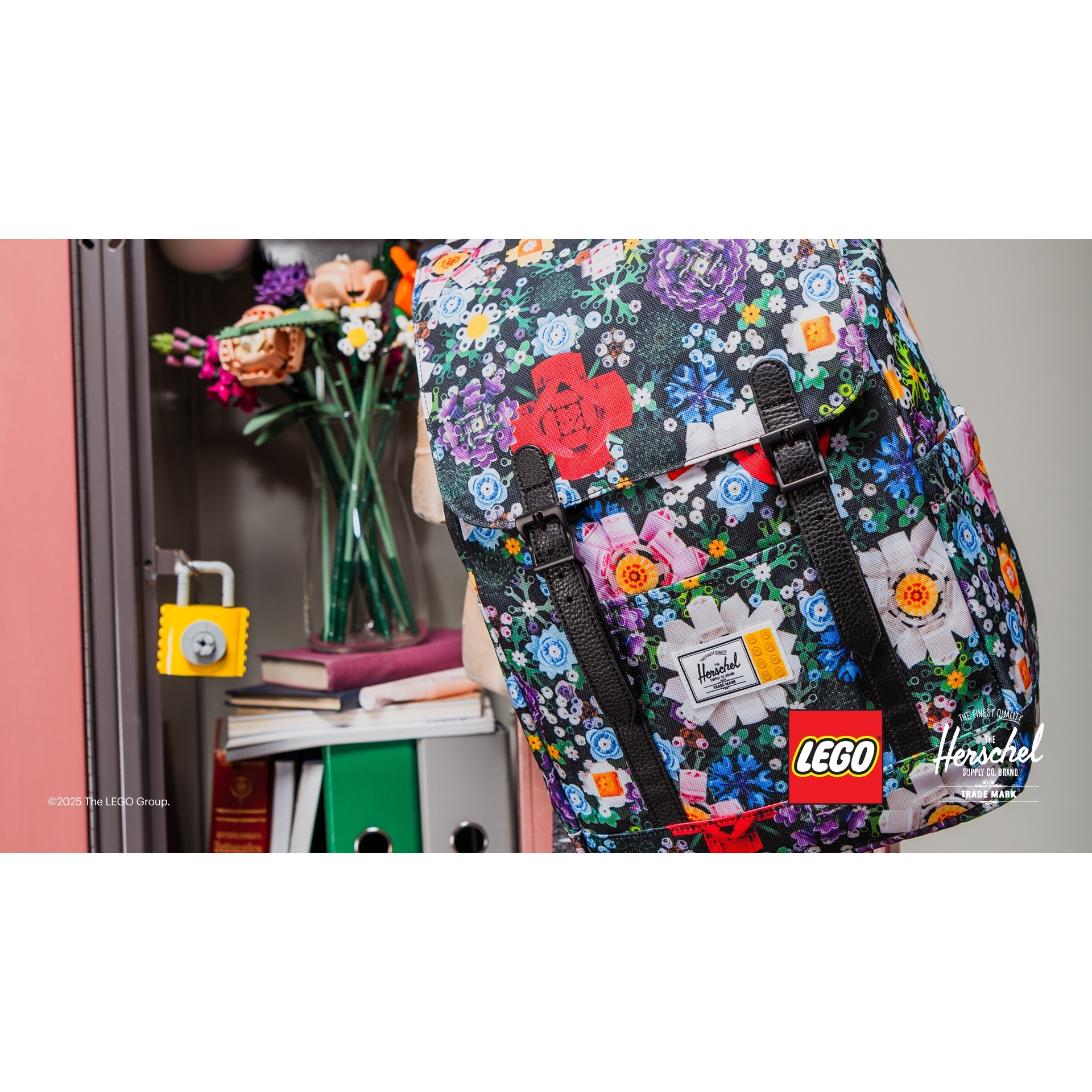 Herschel Retreat Small Backpack – Garden Floral - Image 6