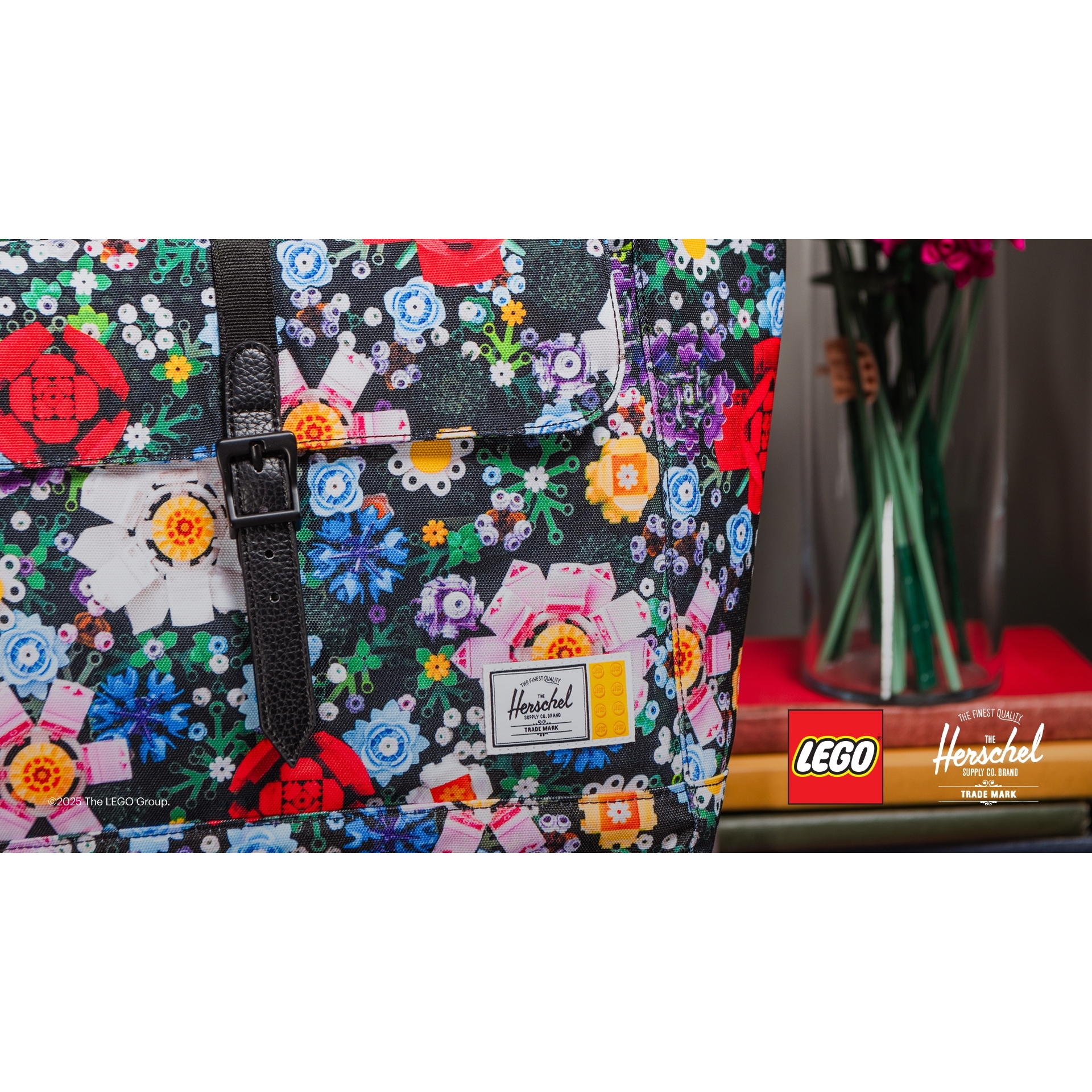 Herschel Retreat Small Backpack – Garden Floral - Image 8