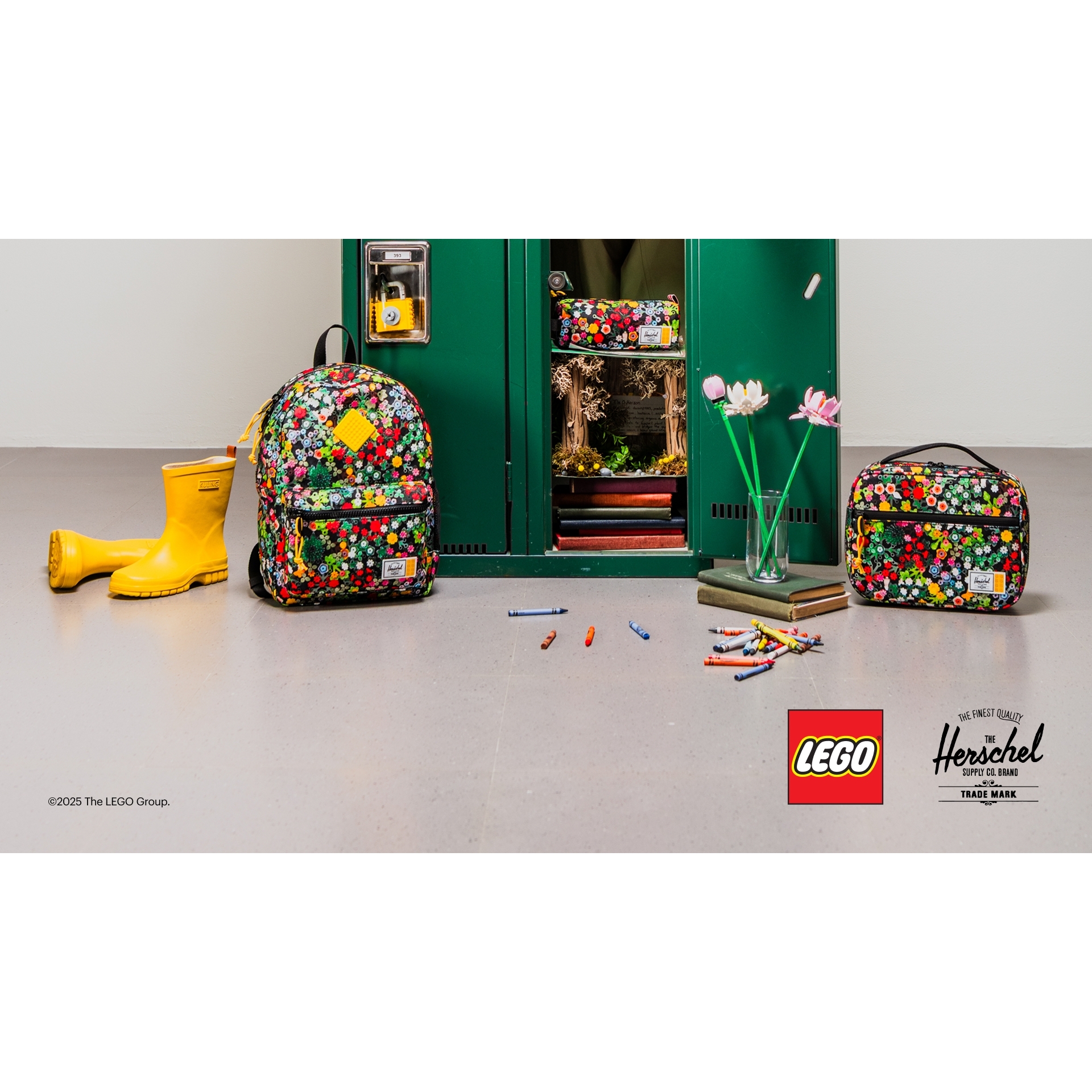 Herschel Heritage Youth Backpack – Scavenger Hunt Meadow - Image 10