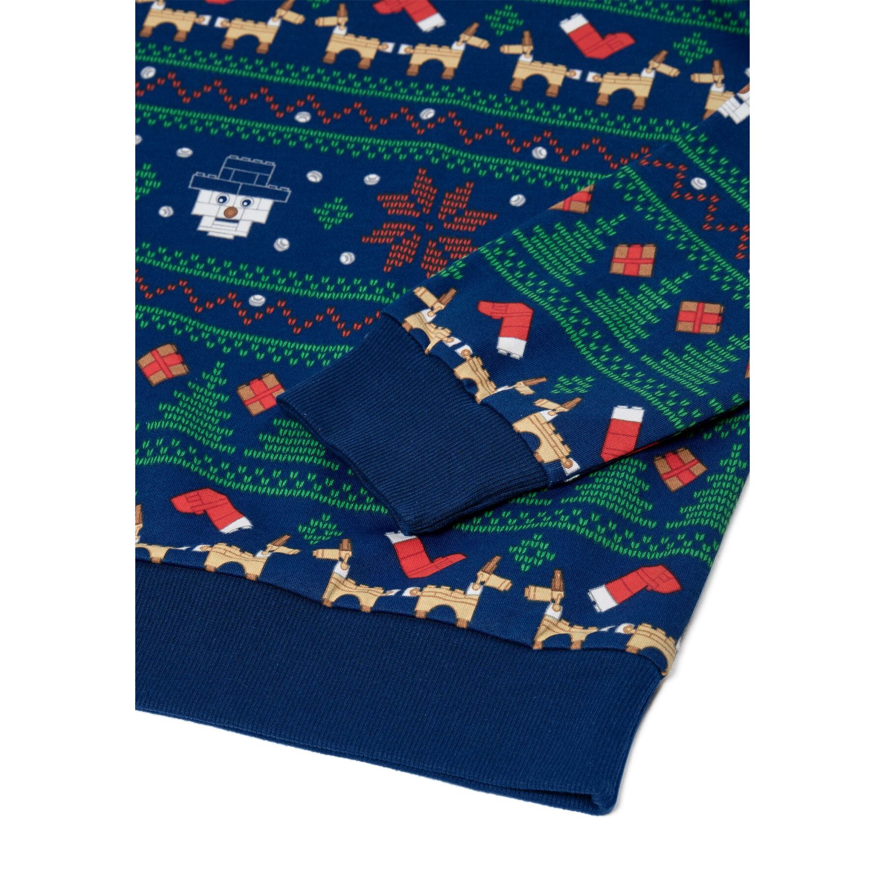 Adults Christmas Sweatshirt - Dark Blue - Image 3