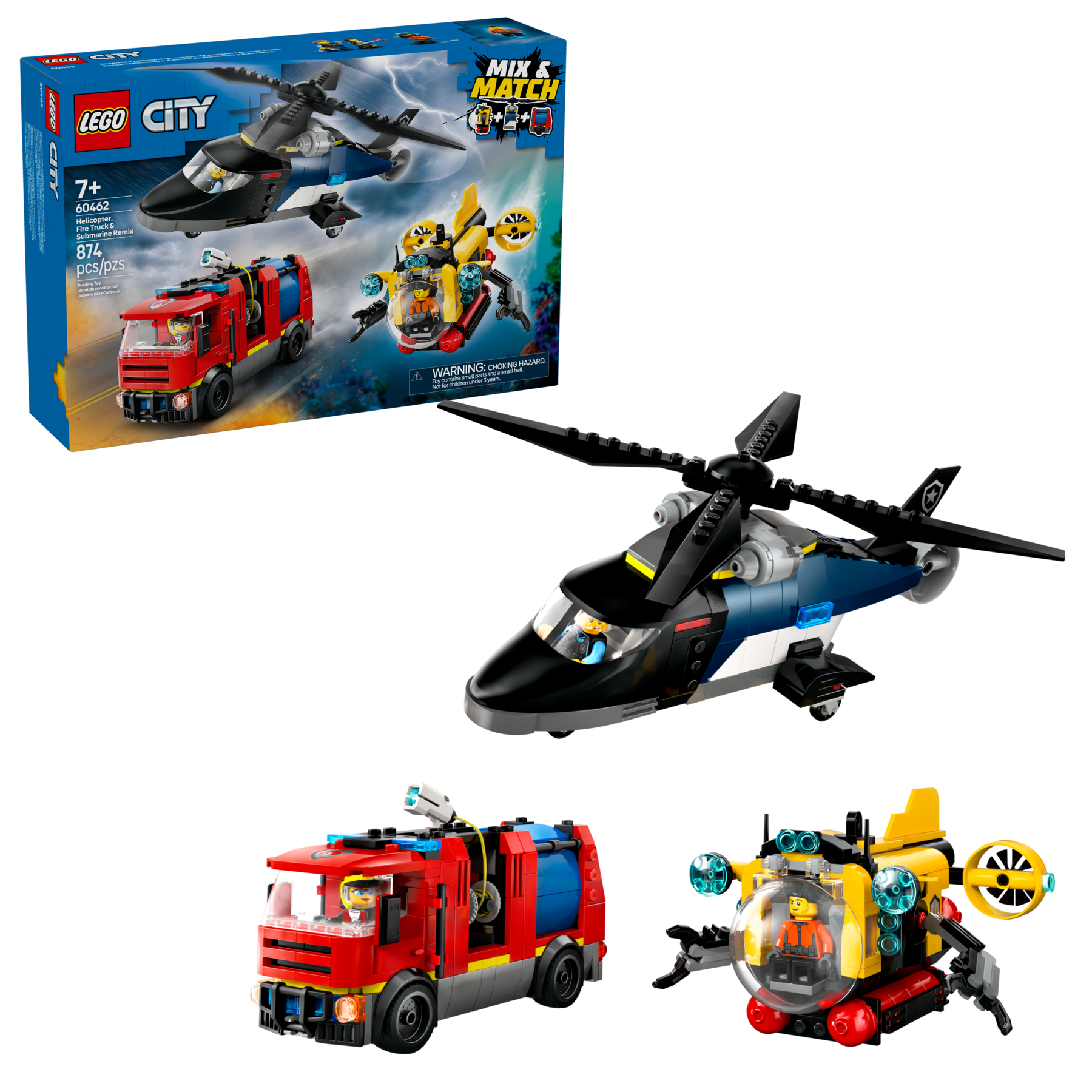 Helicopter, Fire Truck & Submarine Remix - Image 2