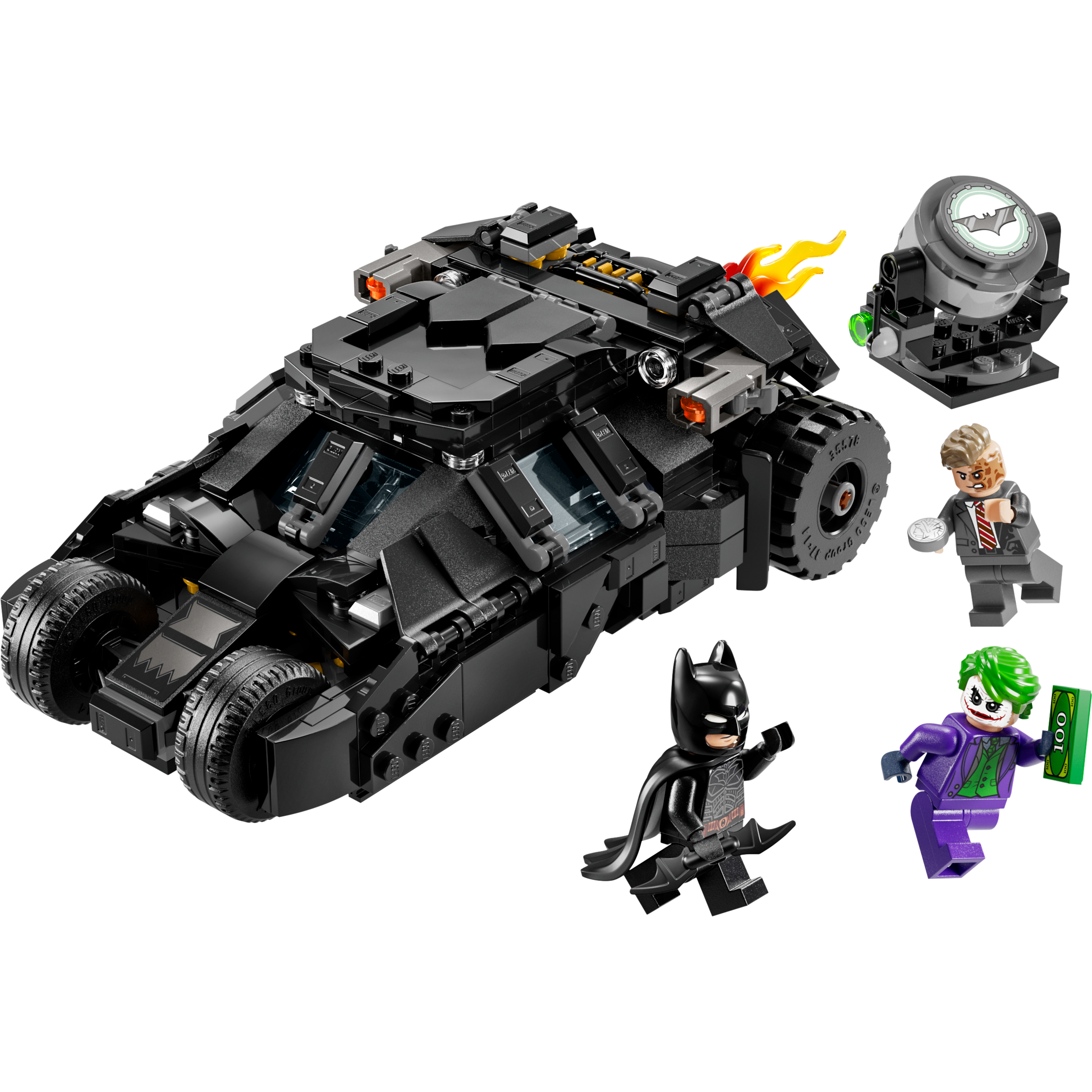 Batman Tumbler Vs. Two-Face & The Joker