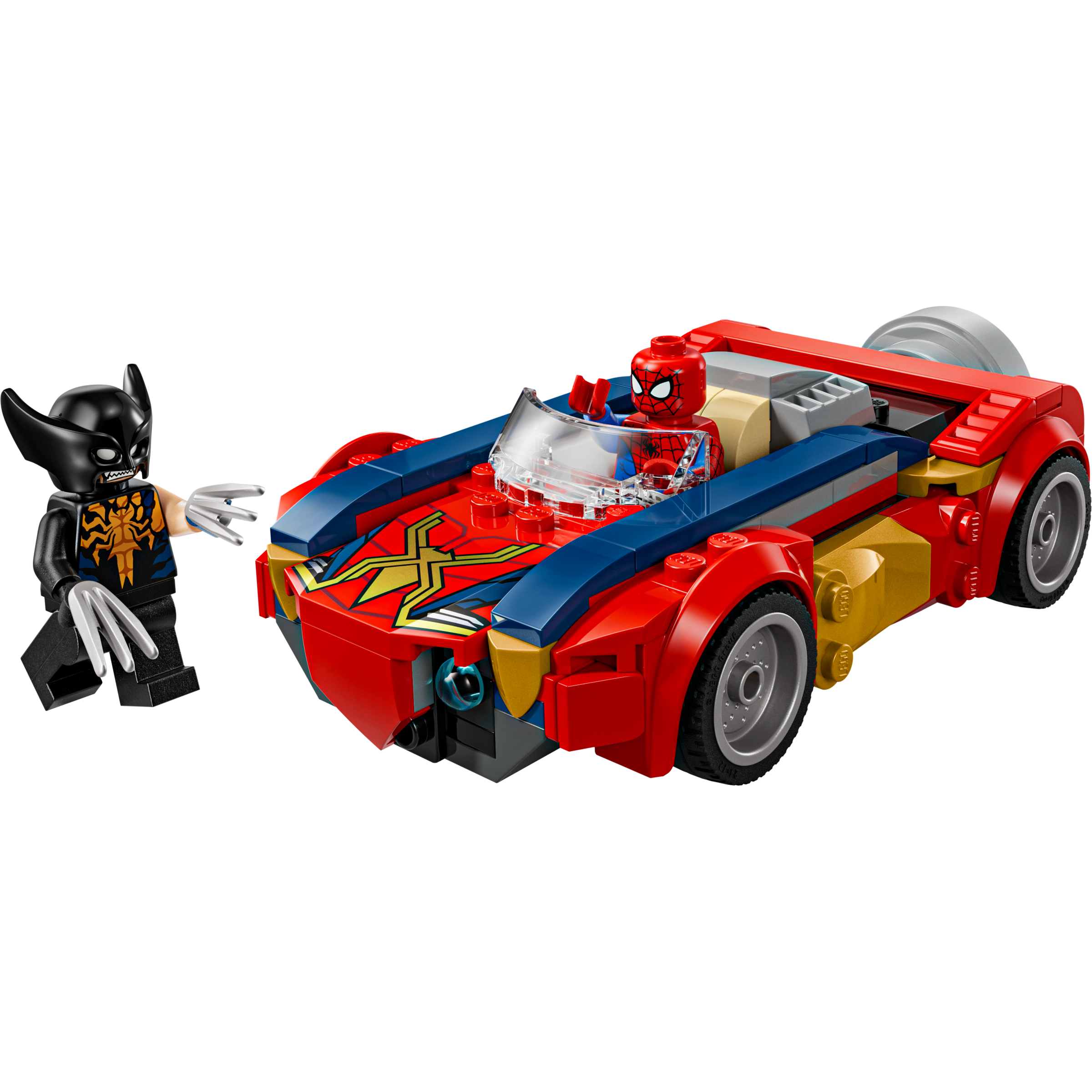 Spider-Man Car Vs. Venomized Wolverine